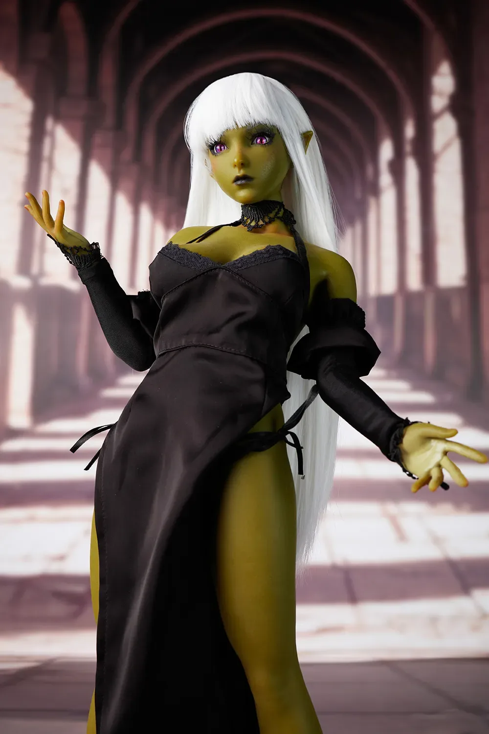 SI60 L MOMOKO - SILICONE MINI GOBLIN QUEEN SEX DOLL view 6