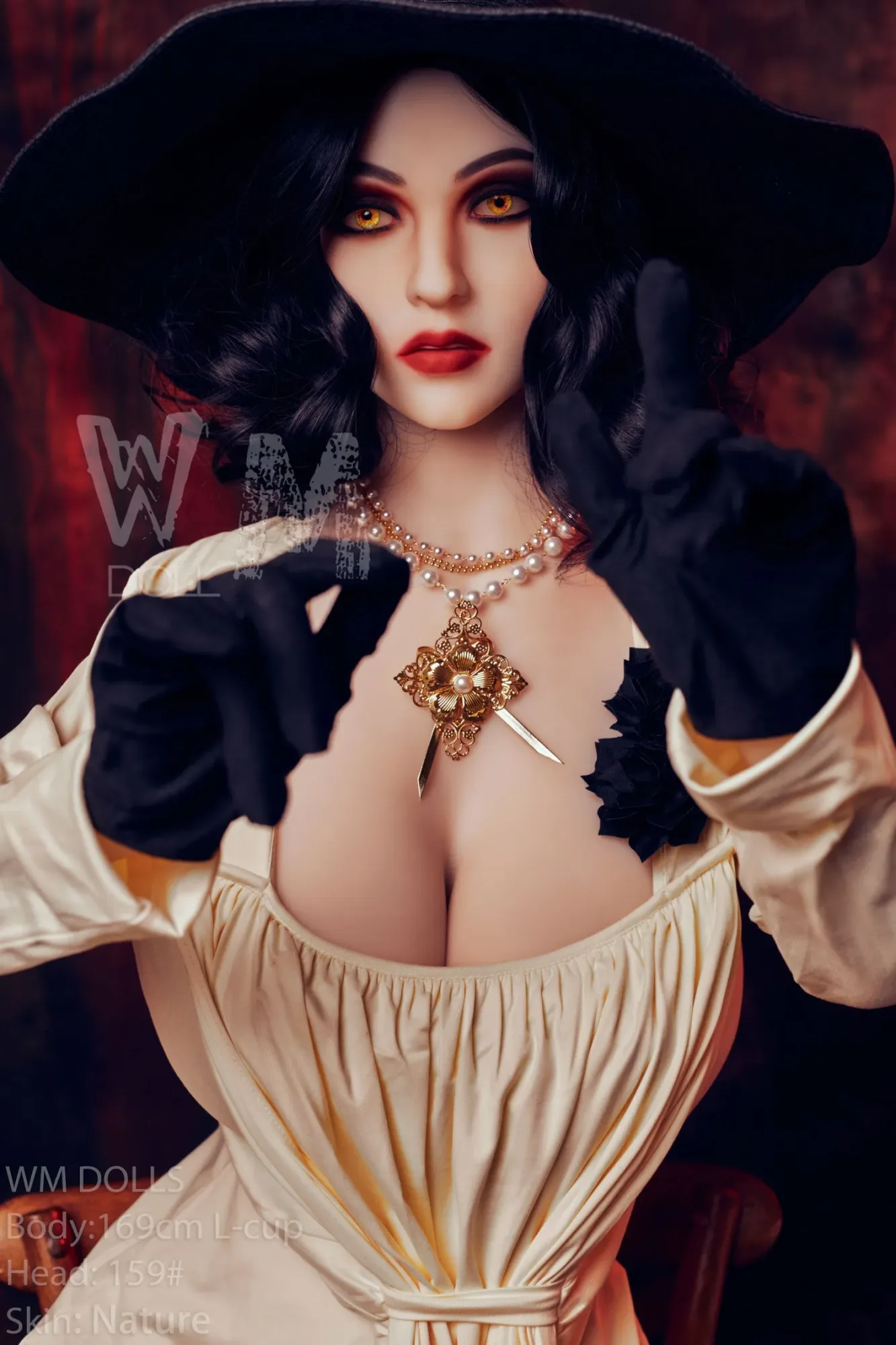 5FT54/169CM L CUP TPE SEX DOLL - VAMPIRE LADY view 4
