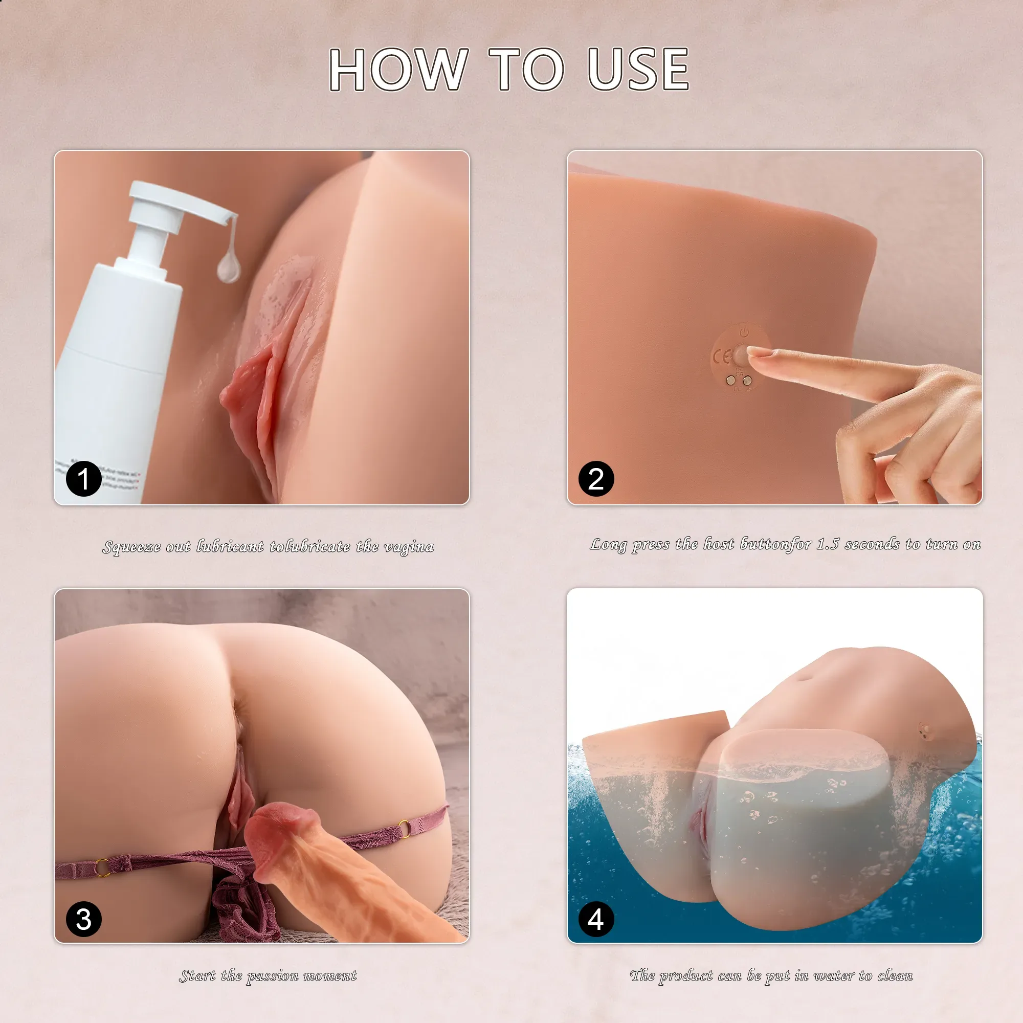 ETHEL AUTO - 25.6 LB MOVING ASS TORSO SEX DOLL view 6