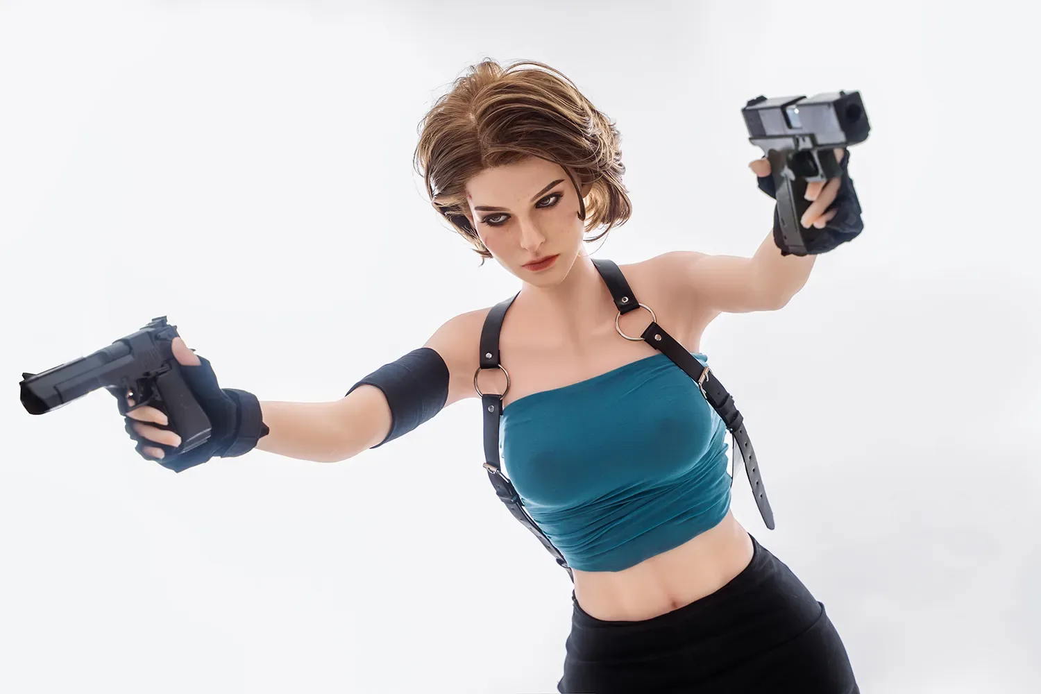 5FT4/164CM C CUP SILICONE HEAD&TPE BODY RESIDENT EVIL SEX DOLL S12 - NATASHA view 7