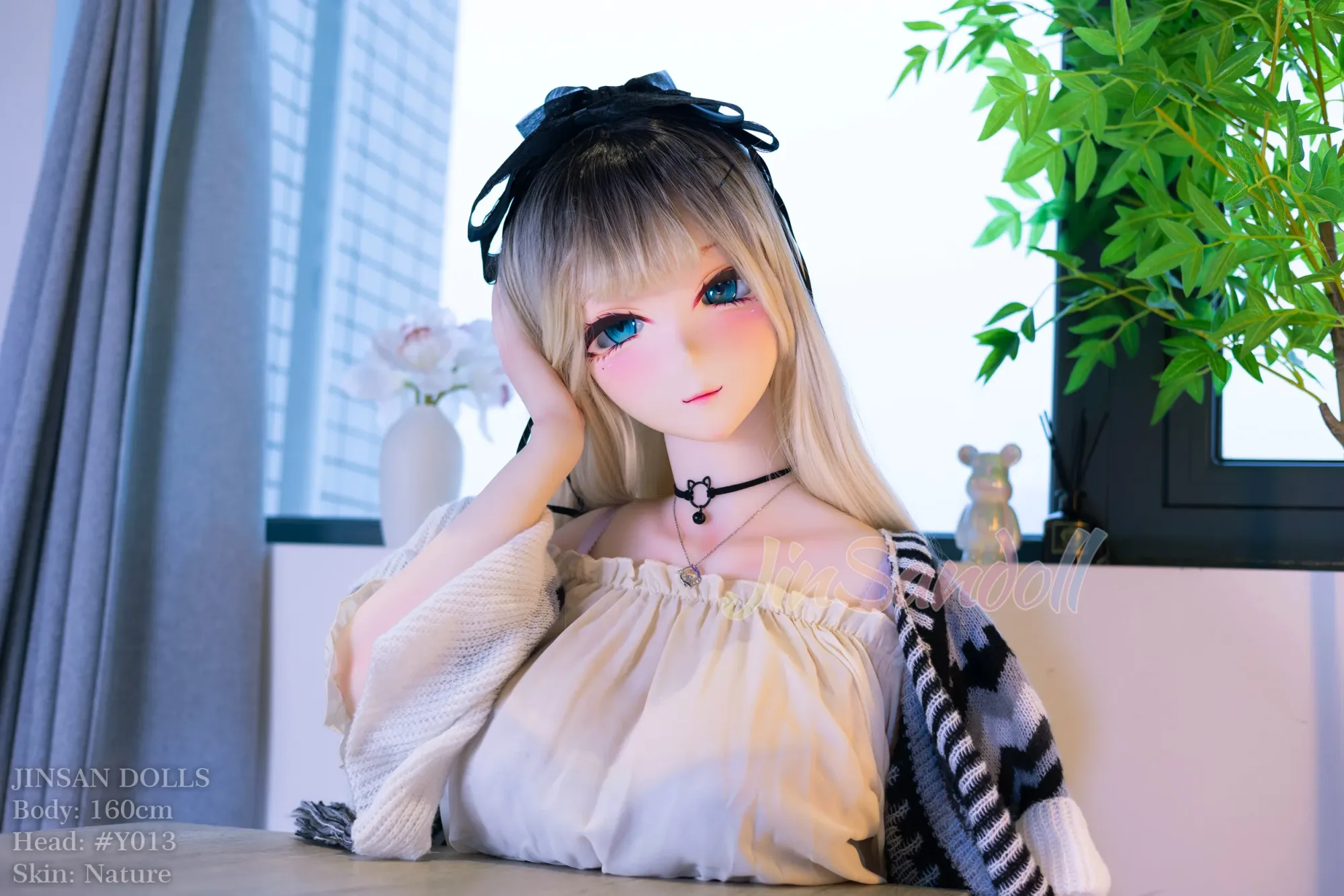 5FT3/160CM H CUP TPE ANIME PVC HEAD HENTAI SEX DOLL - SYLVIA view 8