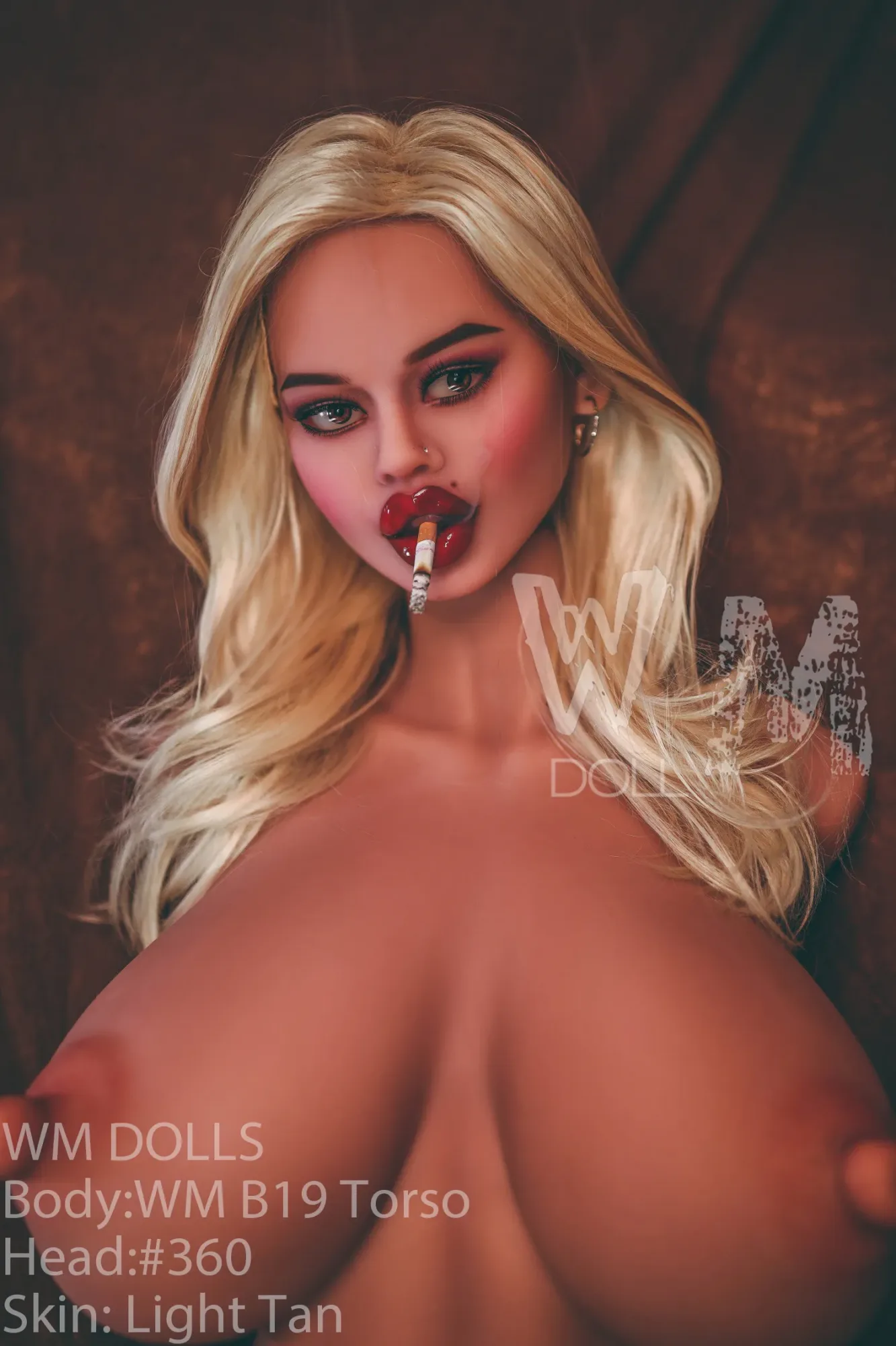 MAYA - 75LB TPE FUCKABLE NIPPLE ATHLETIC SEX DOLL TORSO view 3
