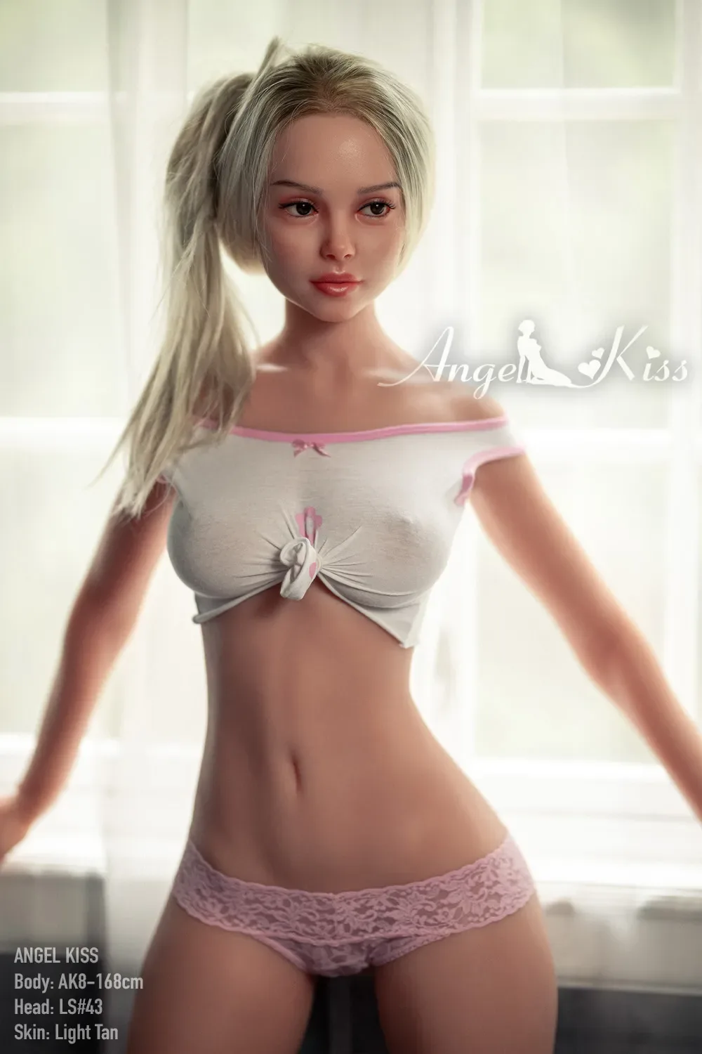 5FT5/168CM F CUP SILICONE TEEN SEX DOLL - EILEEN