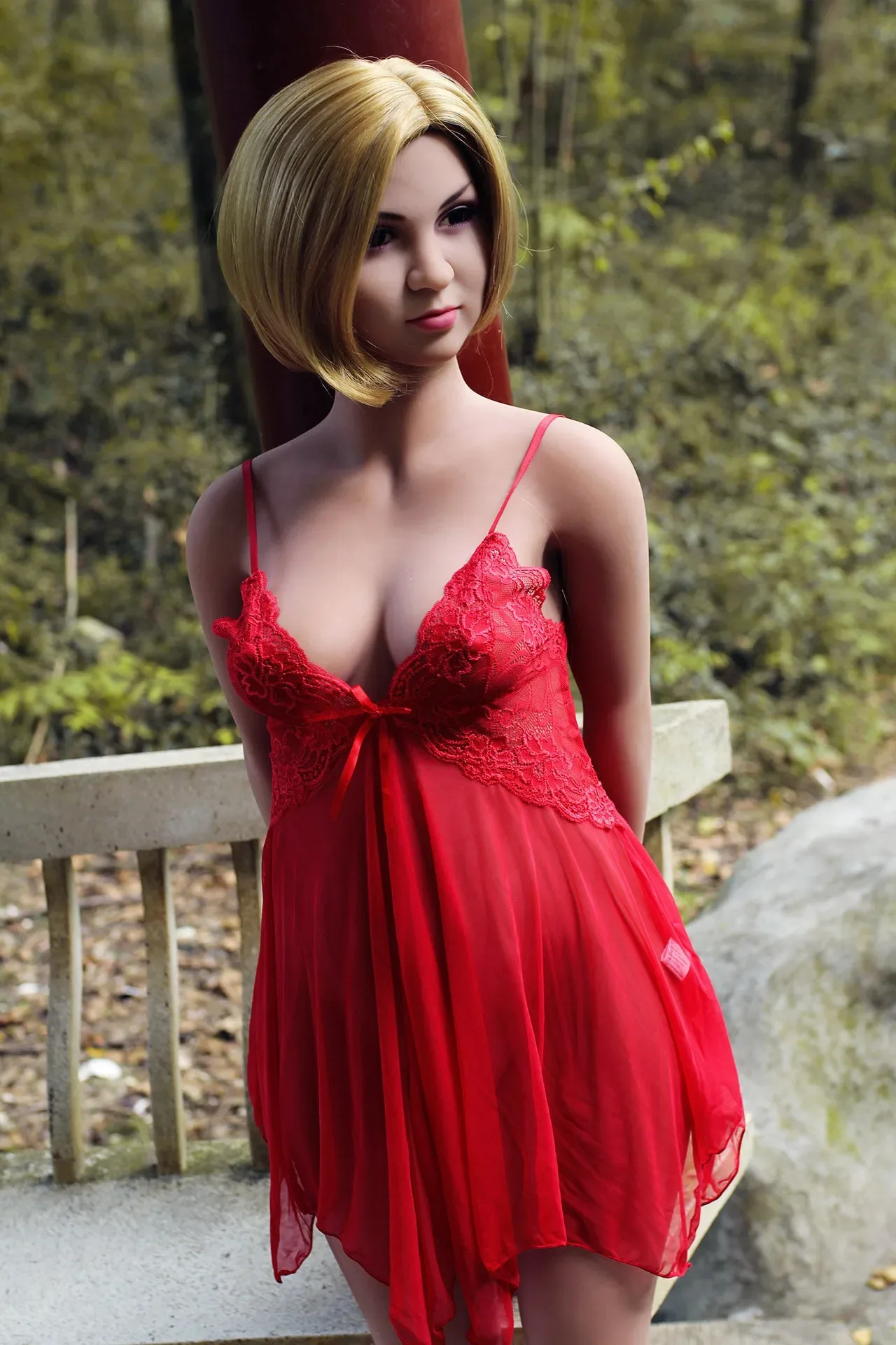 5FT18/158CM B CUP TPE PREGNANT SEX DOLL - LIZ view 2