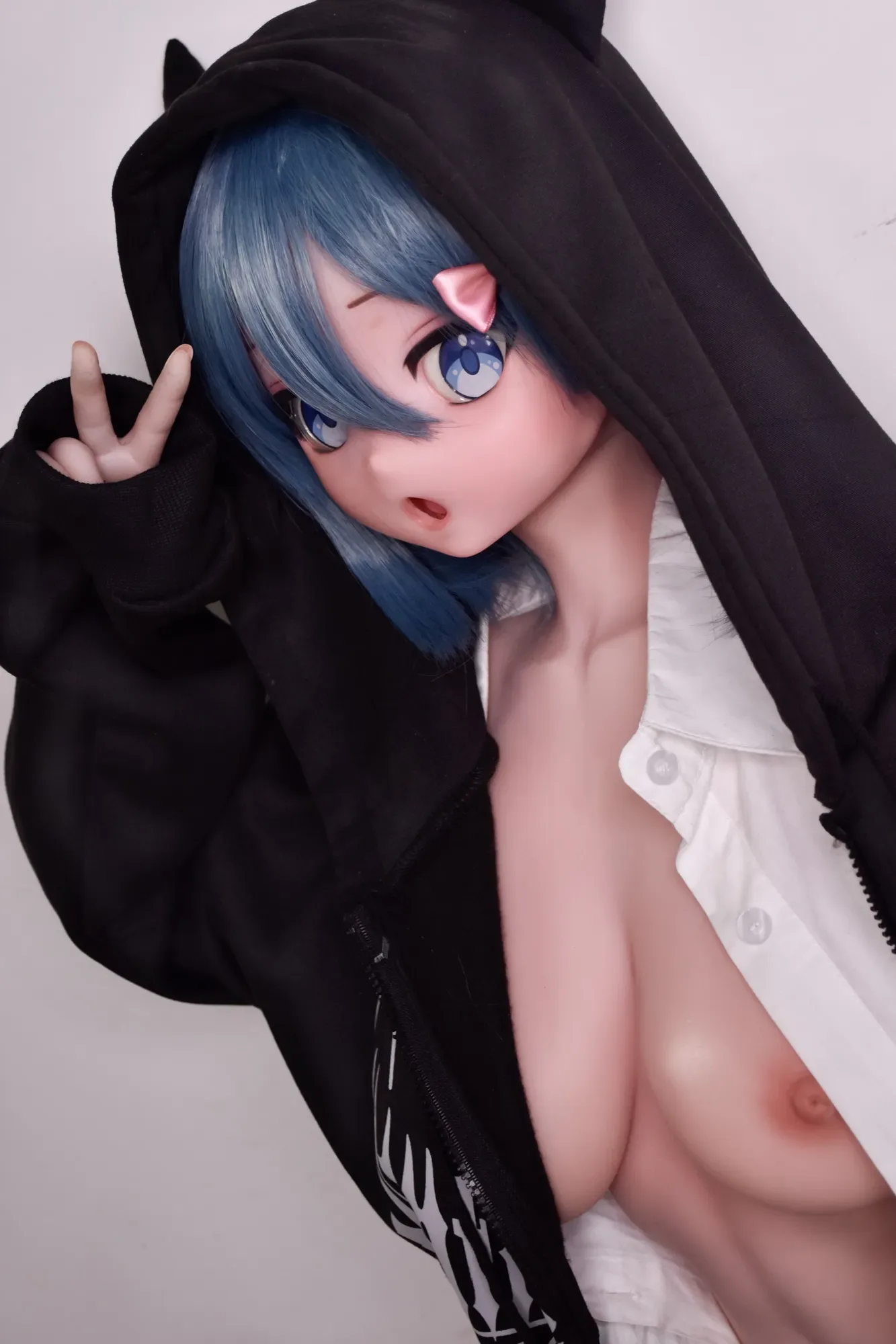4FT9/150CM ANIME BLUE SHORT HAIR SEX DOLL – AMANO MINAMI view 6