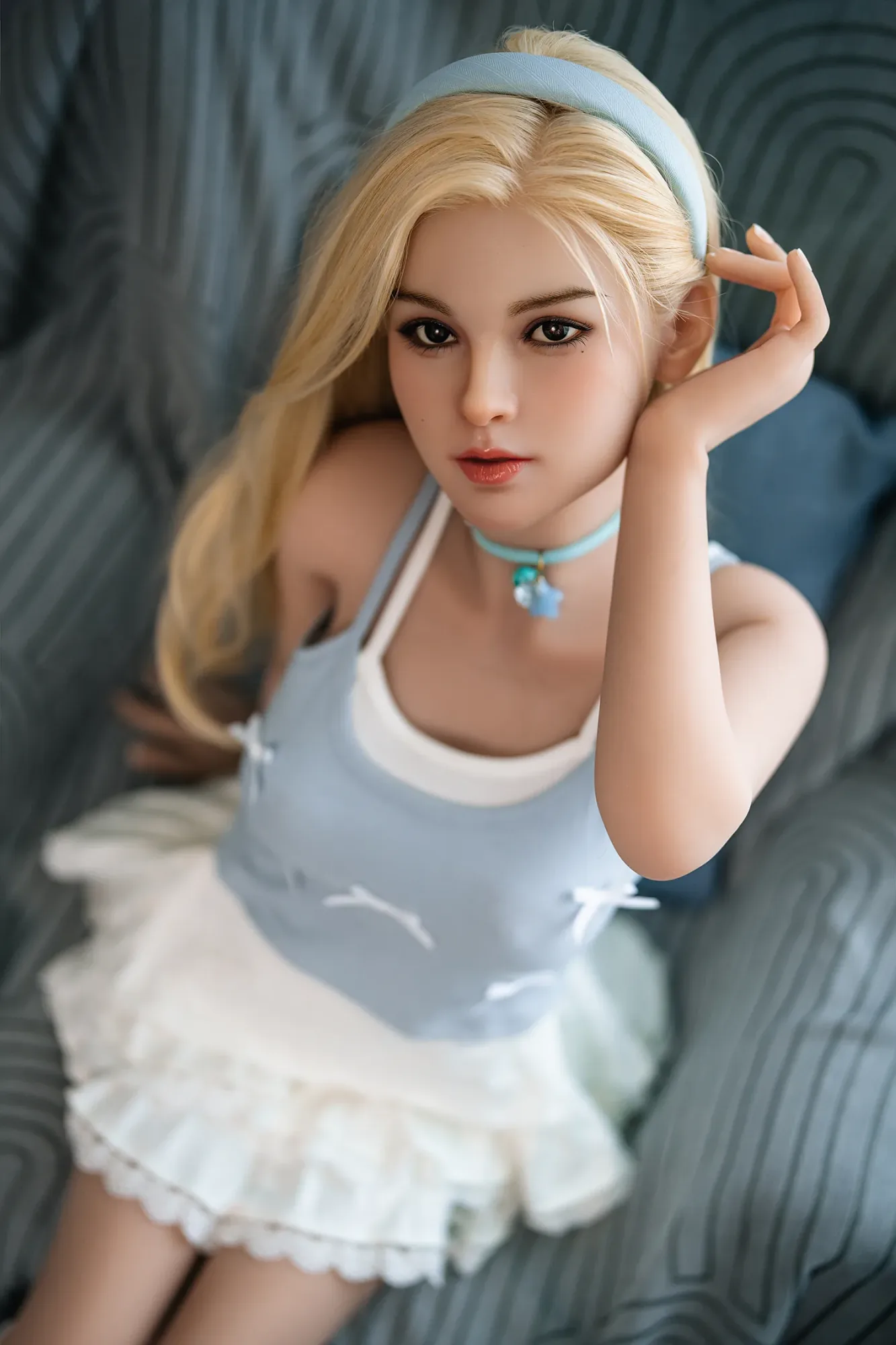 4FT9/150CM E CUP SILICONE HEAD YOUNG SEX DOLL M15 - LIVIA view 8