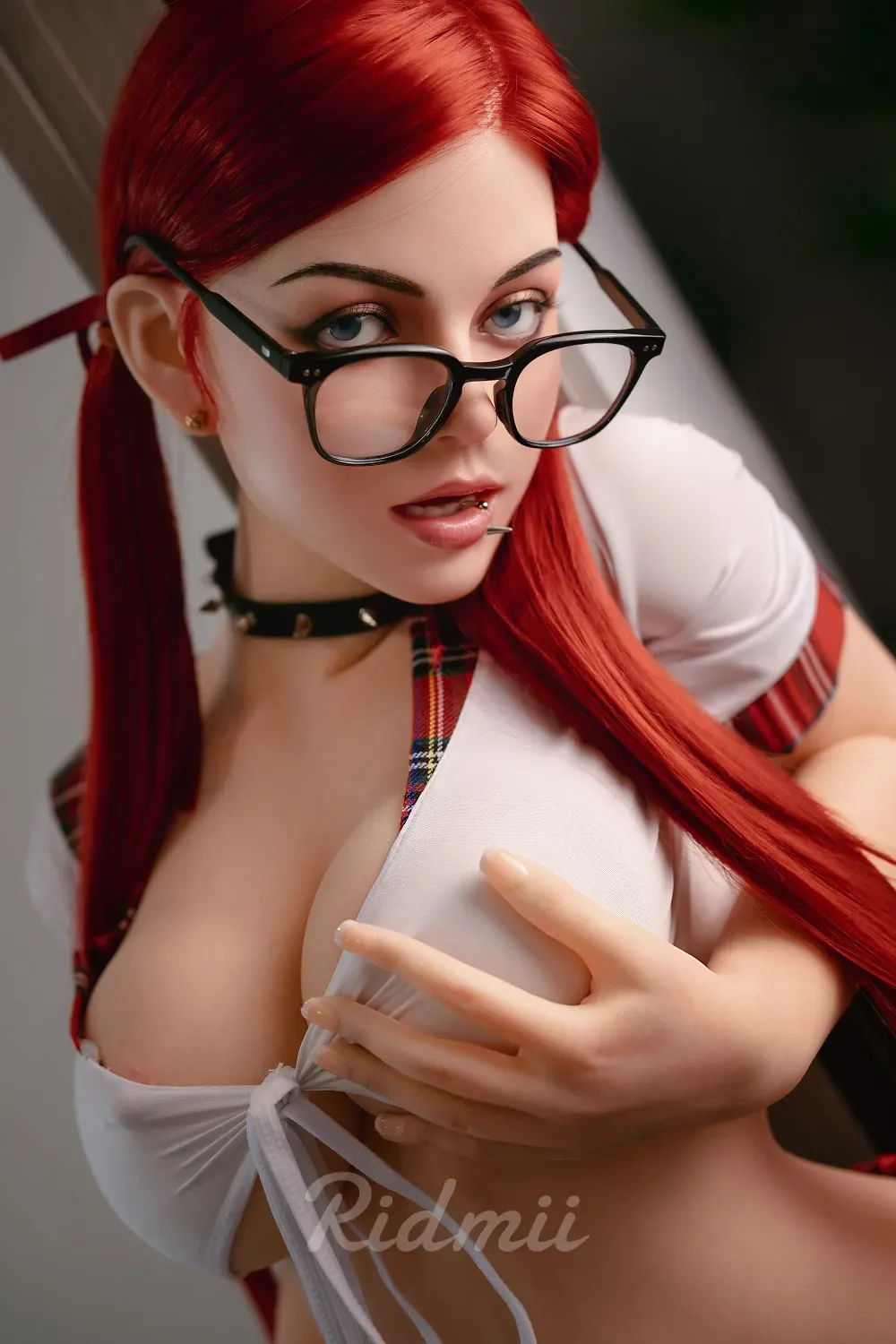 5FT2/160CM D CUP SILICONE HEAD SCHOOLGIRL SEX DOLL - JANICE view 7