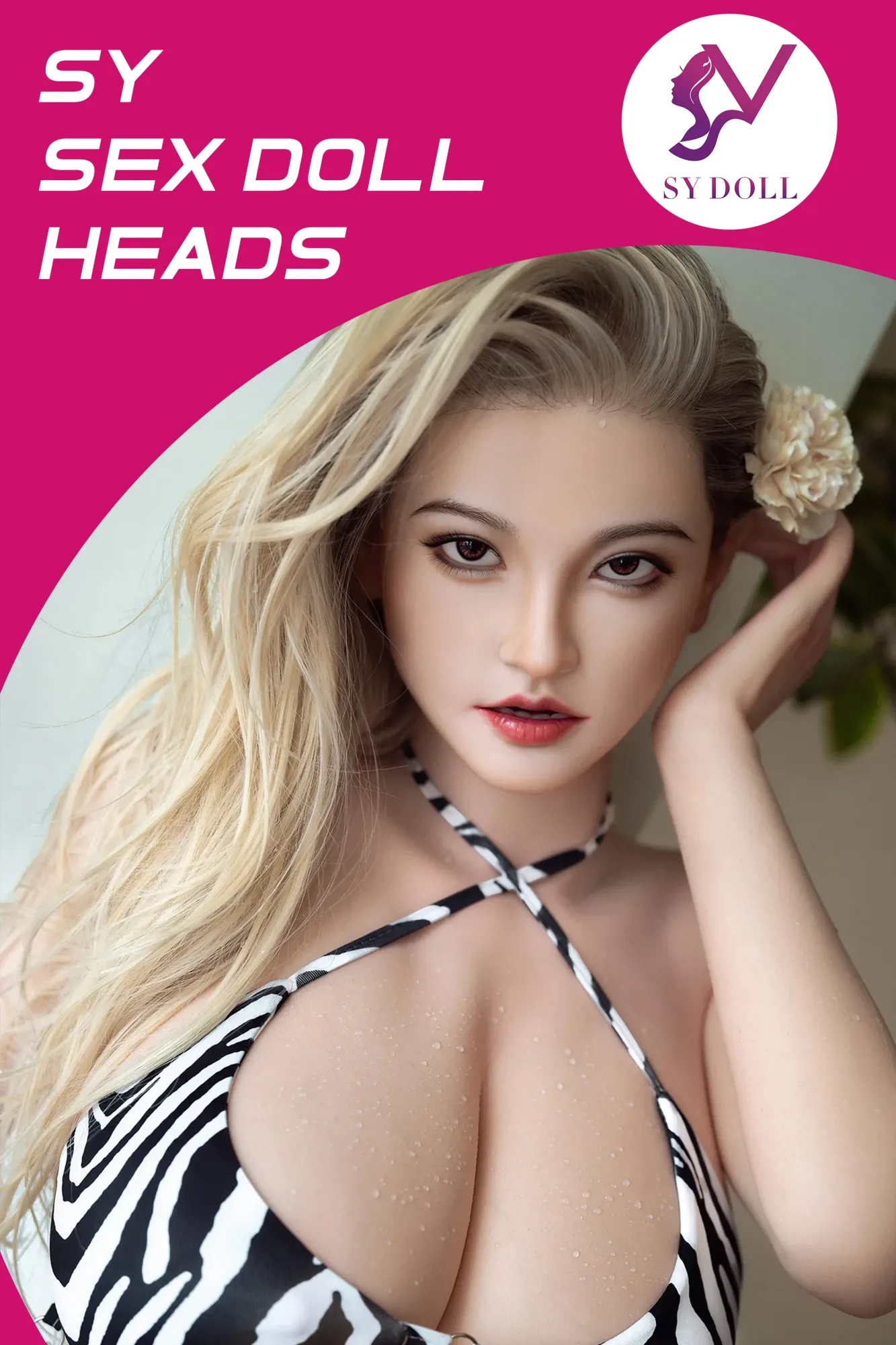 SY DOLL IMPLANT HAIR ROS SEX DOLL HEAD