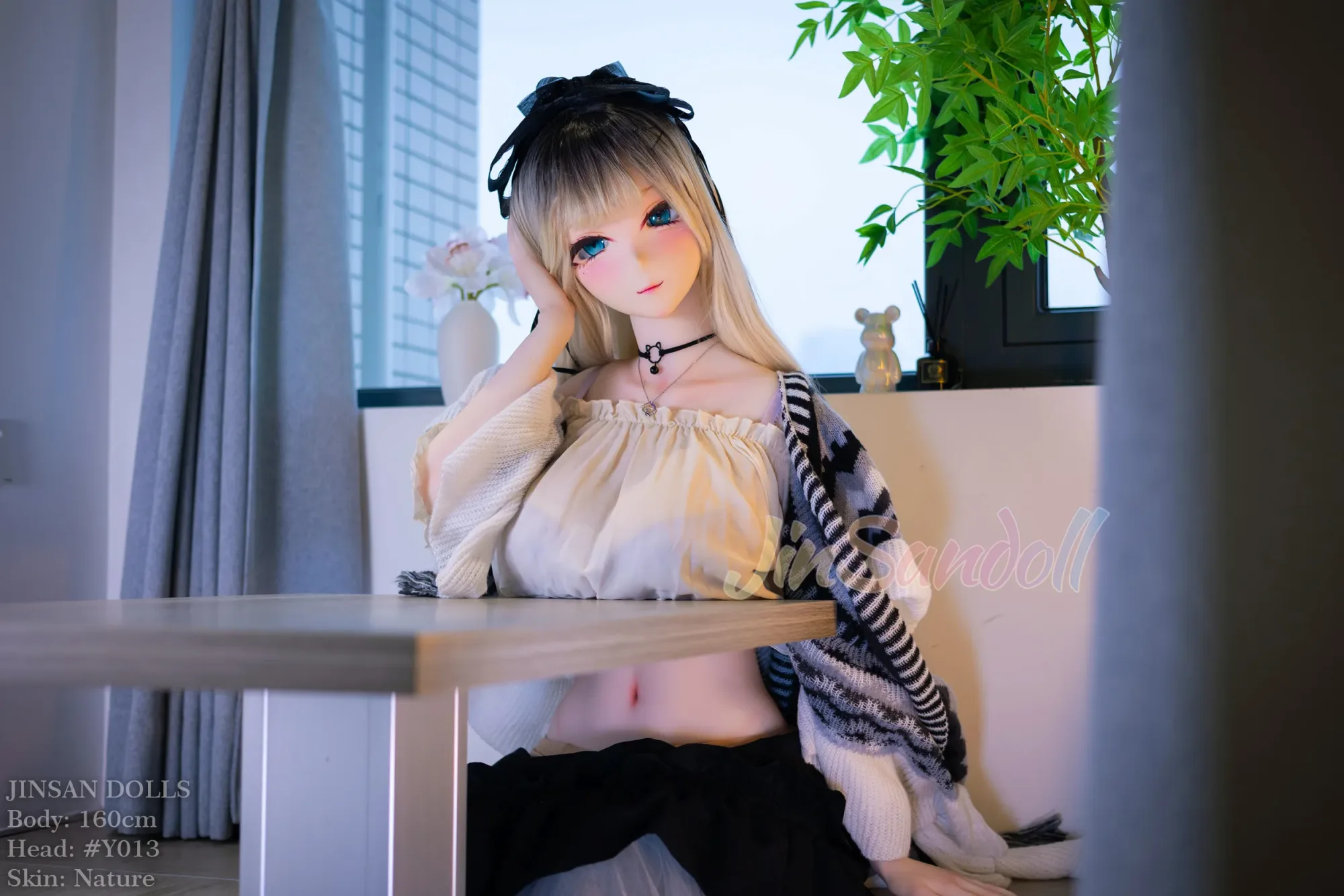 5FT3/160CM H CUP TPE ANIME PVC HEAD HENTAI SEX DOLL - SYLVIA view 3