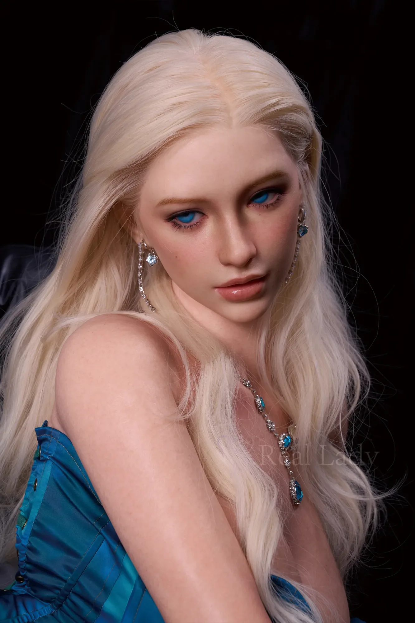 5FT2/159CM G CUP SILICONE BLUE EYES SEX DOLL ROS MAX R8 - LENA