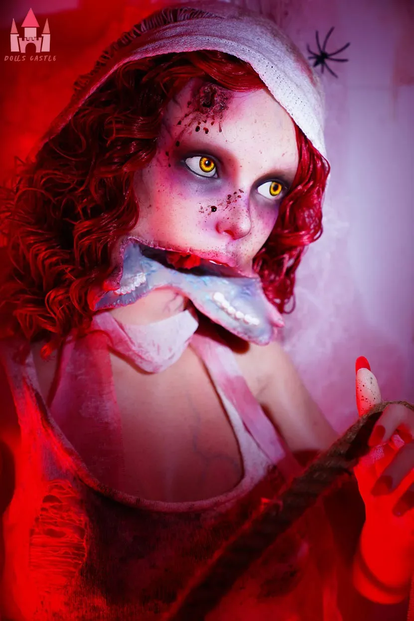 5FT2/158CM D CUP SILICONE ZOMBIE SEX DOLL - ELIZABETH view 5