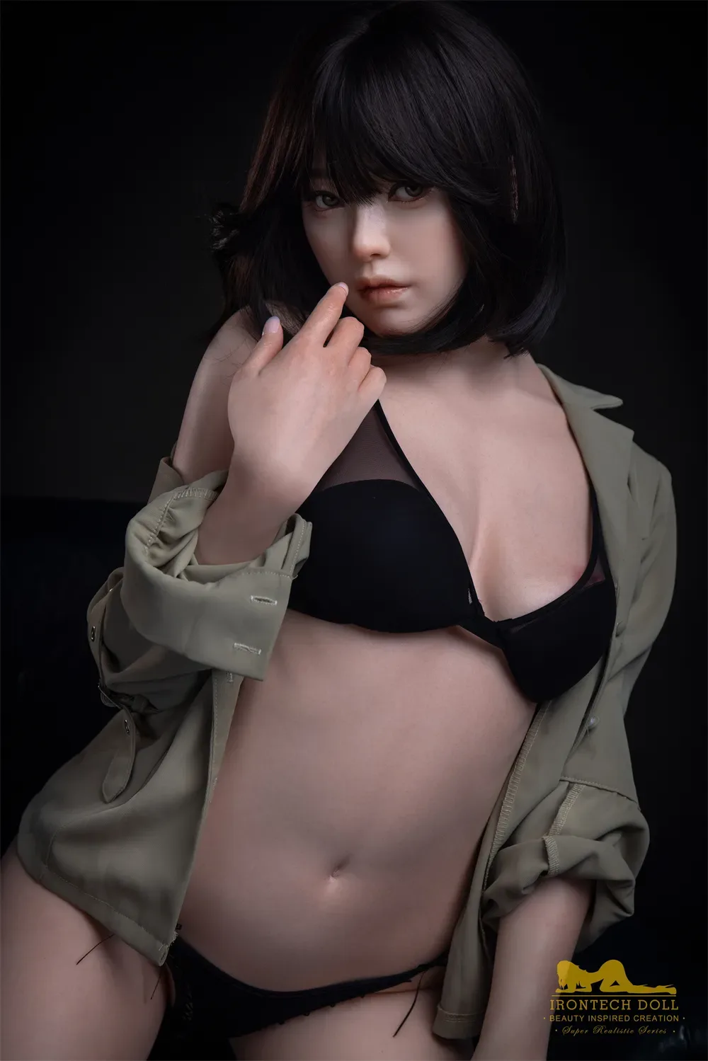 5FT3/163CM A CUP SILICONE ASIAN SEX DOLL S40 – EILEEN view 4