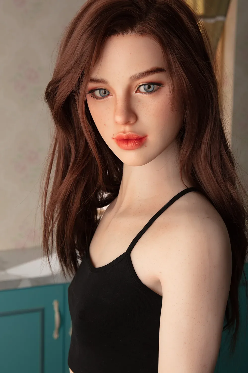 5FT6/171CM A CUP SILICONE HEAD AMERICAN SEX DOLL - HEDY