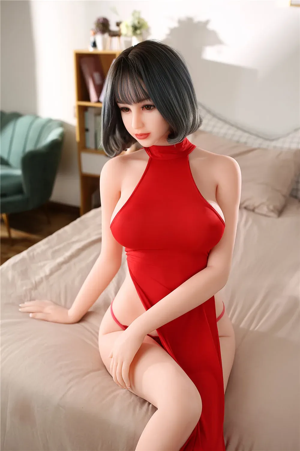 5FT4/165CM PLUS G CUP TPE SEX DOLL- MIKI view 7