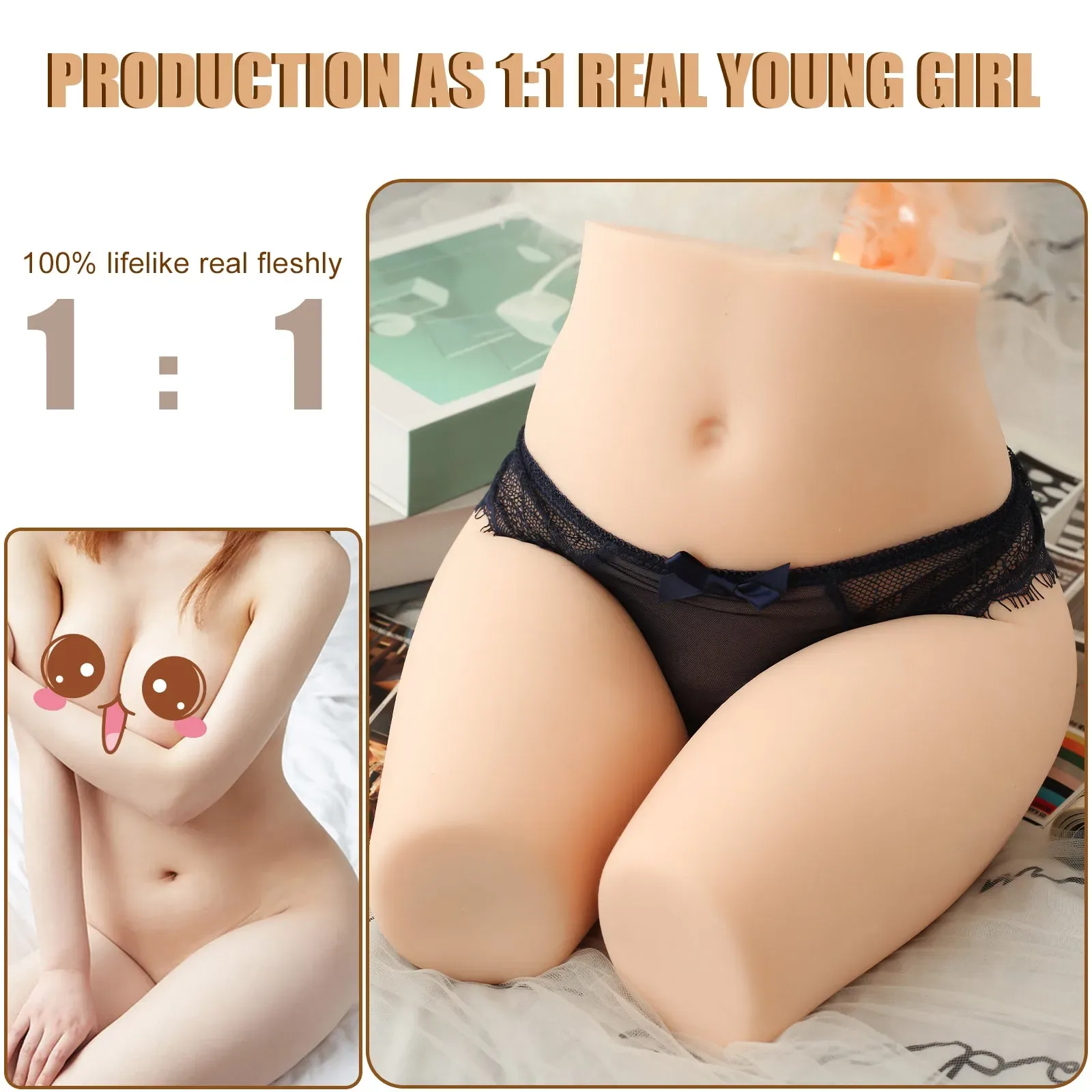 EMBER - 13.2LB SEXY DOLL TORSO WITH LEGS view 2
