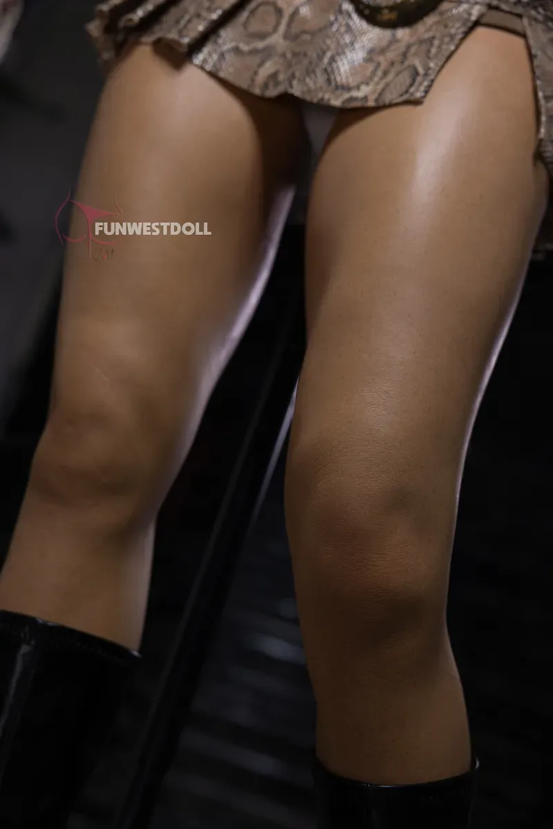5FT5/168CM D CUP SILICONE REAL SKIN SEX DOLL - WHEAT ROSE view 4