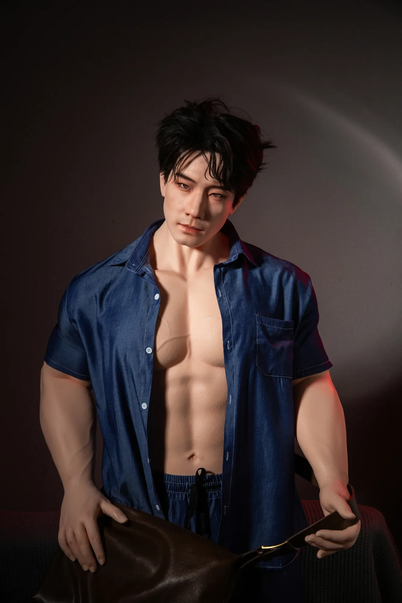5FT7/175CM SILICONE ASIAN MALE SEX DOLL - QIAO YU view 5