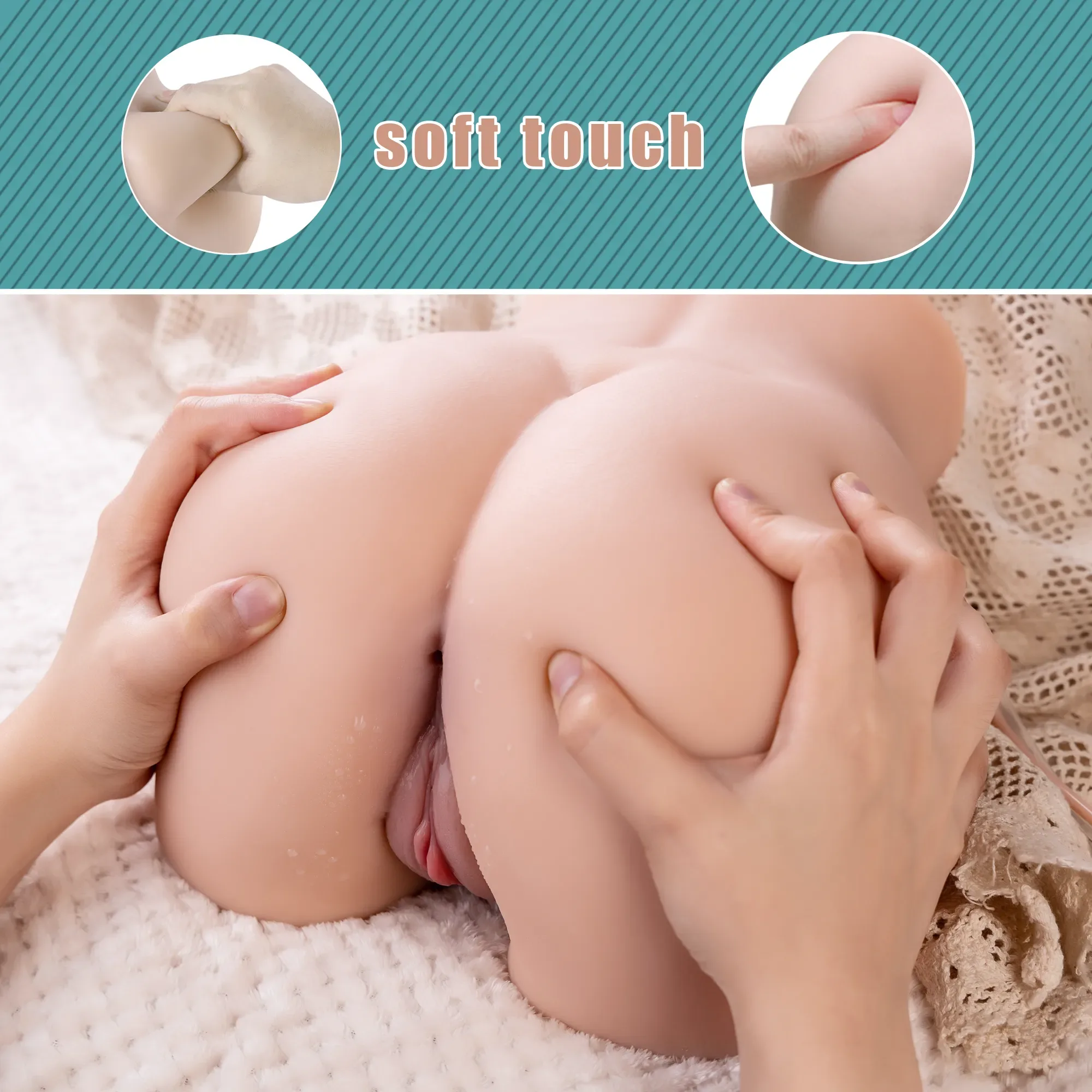 LORNA AUTO - 11LB SUCKING VIBRATING ASS SEX DOLL TORSO view 4