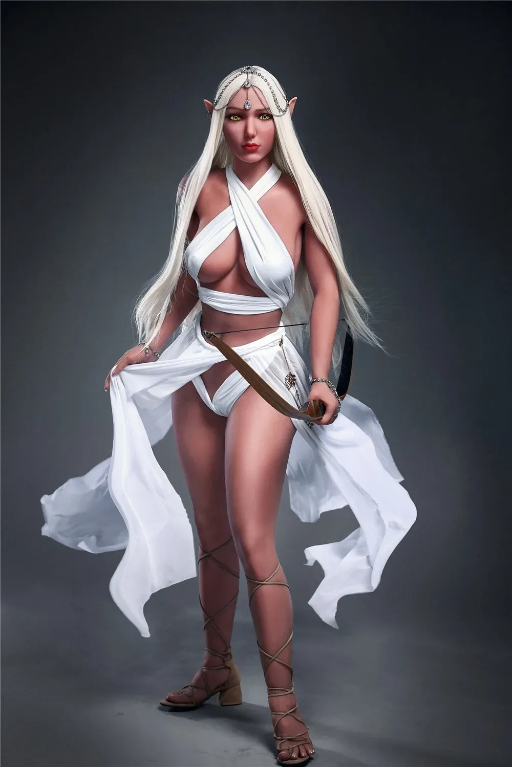 5FT44/166CM PLUS TPE SEX DOLL - SELENA ELF view 5