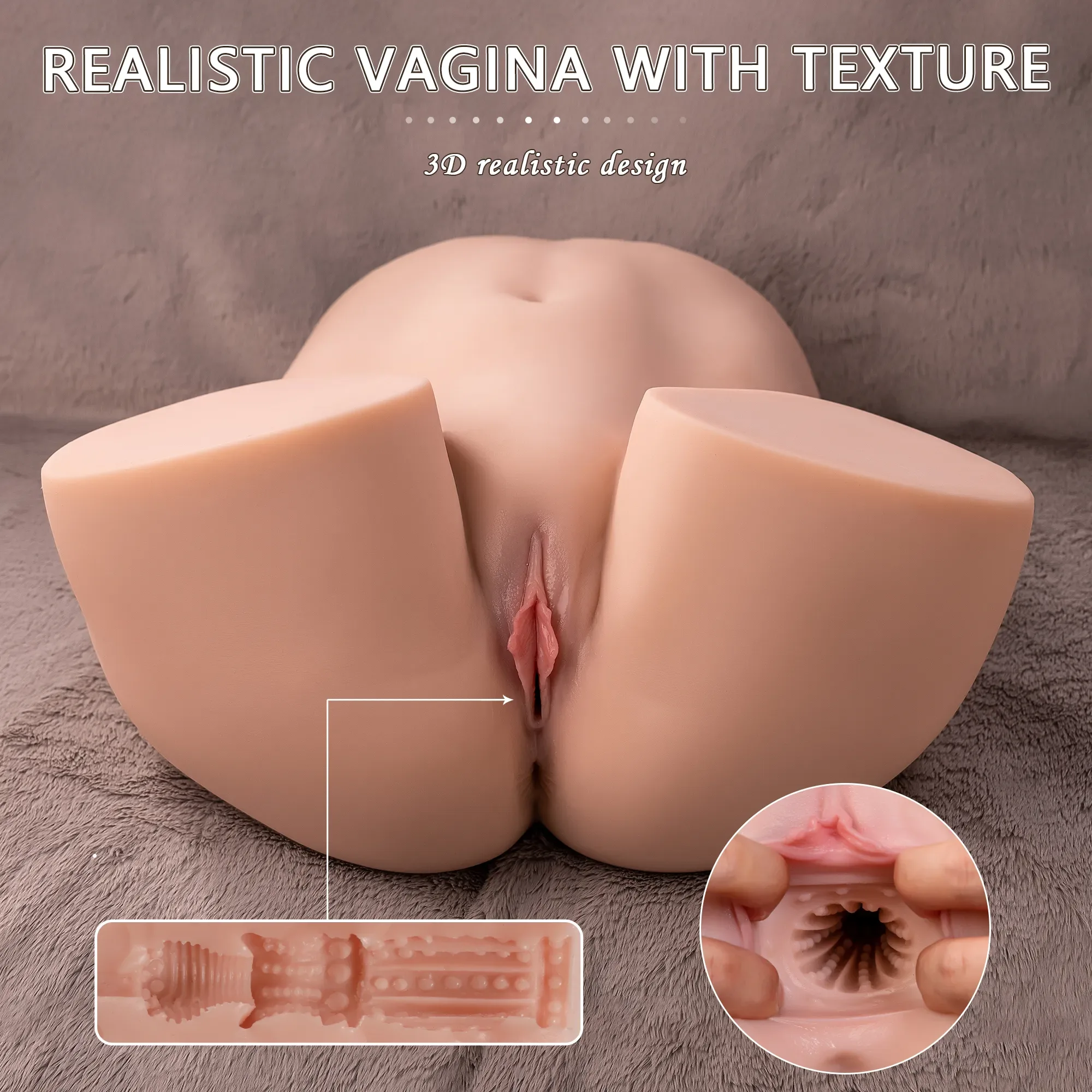 ETHEL AUTO - 25.6 LB MOVING ASS TORSO SEX DOLL view 8
