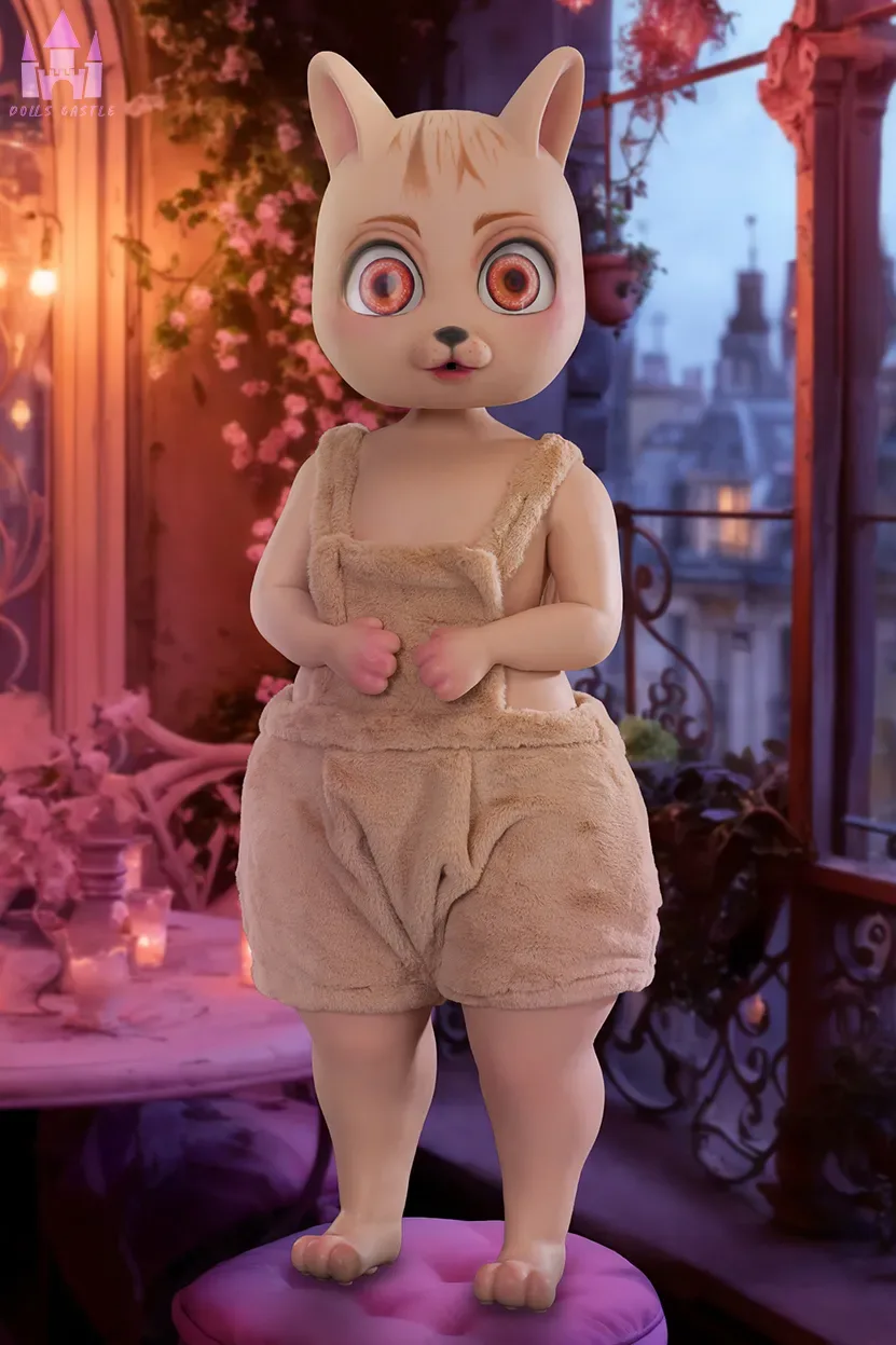 (EU STOCK) SILICONE A CUP BEAR SEX DOLL - BEARRIE view 3
