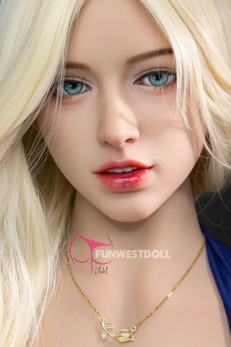 5FT2/157CM G CUP TPE WHITE GOLD HAIR SEX DOLL - CHLOE view 8
