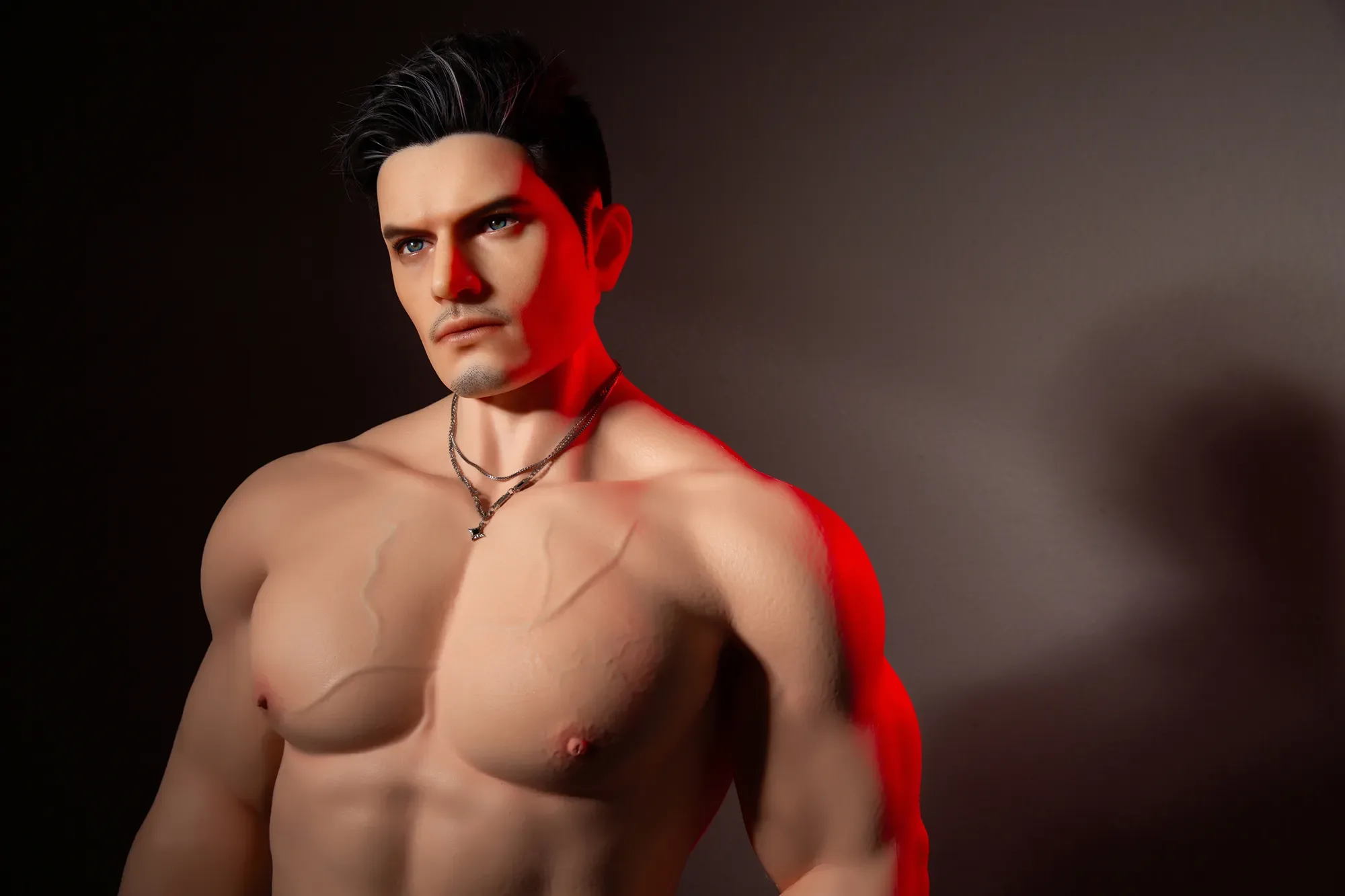 5FT7/175CM SILICONE STRONG MALE SEX DOLL - THOR view 5
