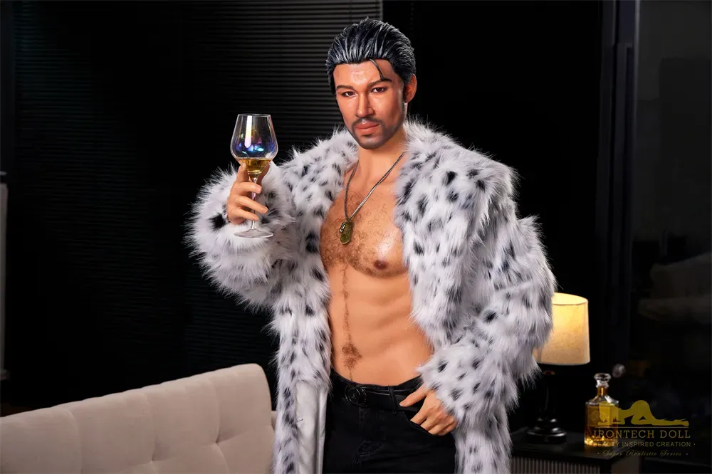 5FT6/170CM SILICONE MALE TYCOON SEX DOLL M7 - KEN TANNED view 5