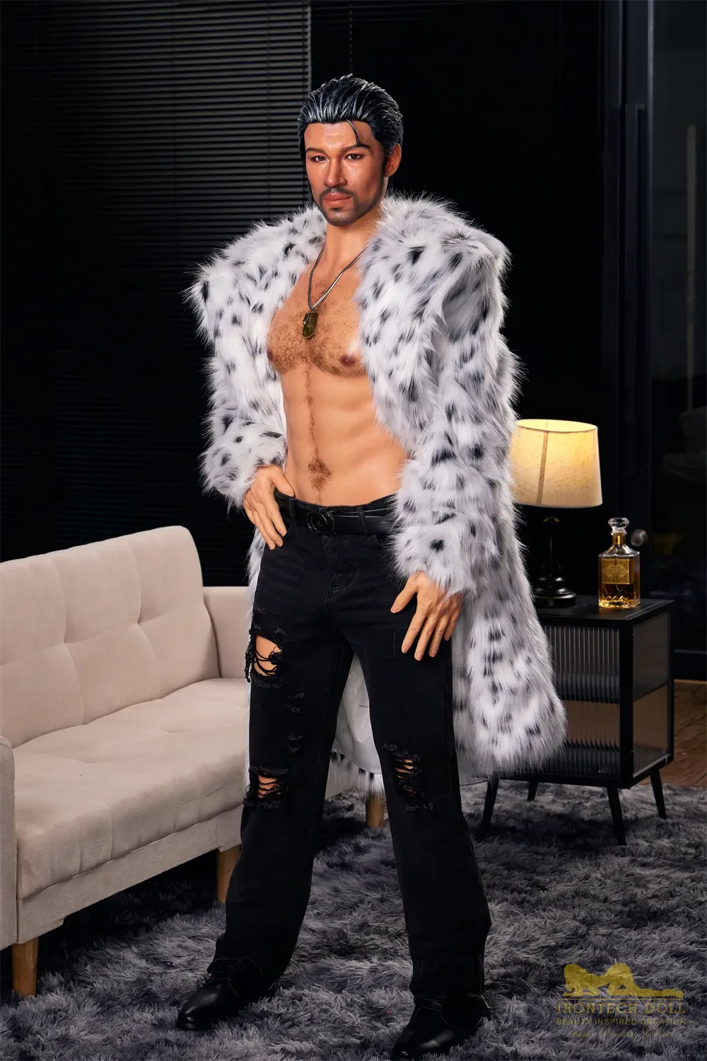 5FT6/170CM SILICONE MALE TYCOON SEX DOLL M7 - KEN TANNED view 6