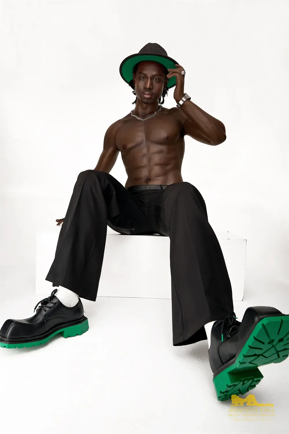 5FT8/176CM SILICONE MALE SEX DOLL M8 - JAMES BLACK view 8
