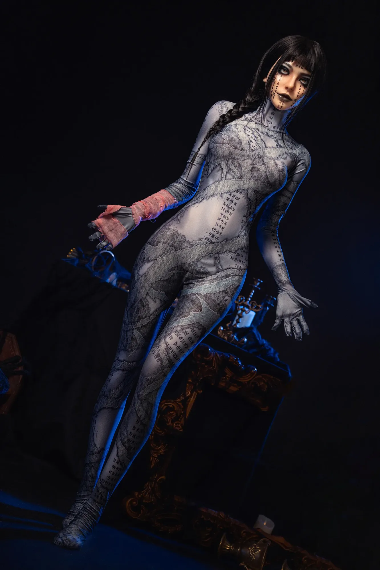 5FT4/166CM C CUP SILICONE HEAD&TPE BODY MUMMY SEX DOLL M7 - IVY view 6