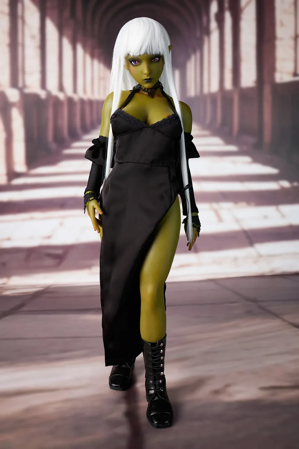 SI60 L MOMOKO - SILICONE MINI GOBLIN QUEEN SEX DOLL view 3
