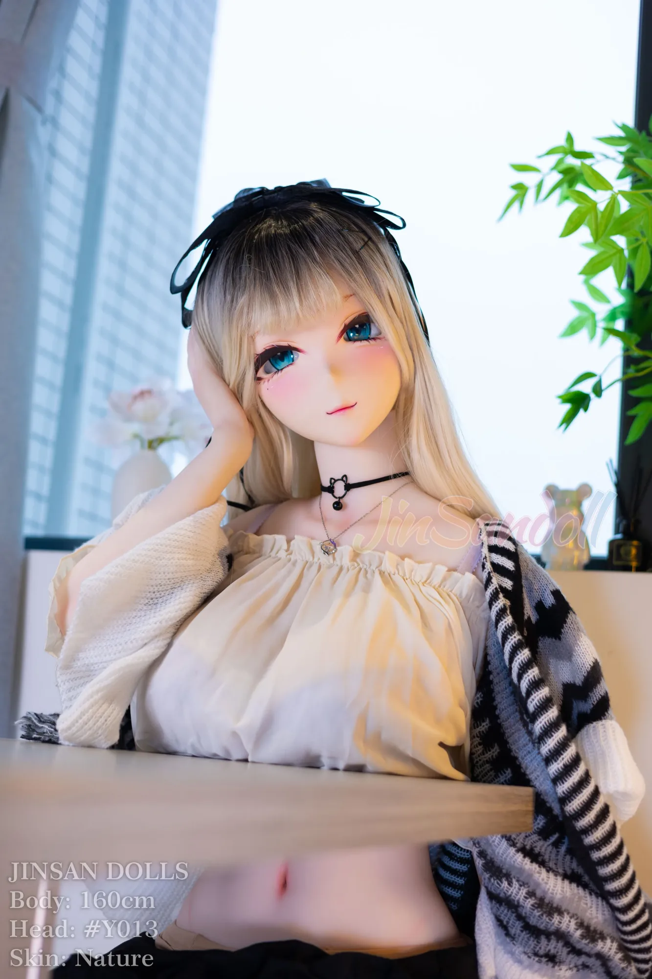 5FT3/160CM H CUP TPE ANIME PVC HEAD HENTAI SEX DOLL - SYLVIA