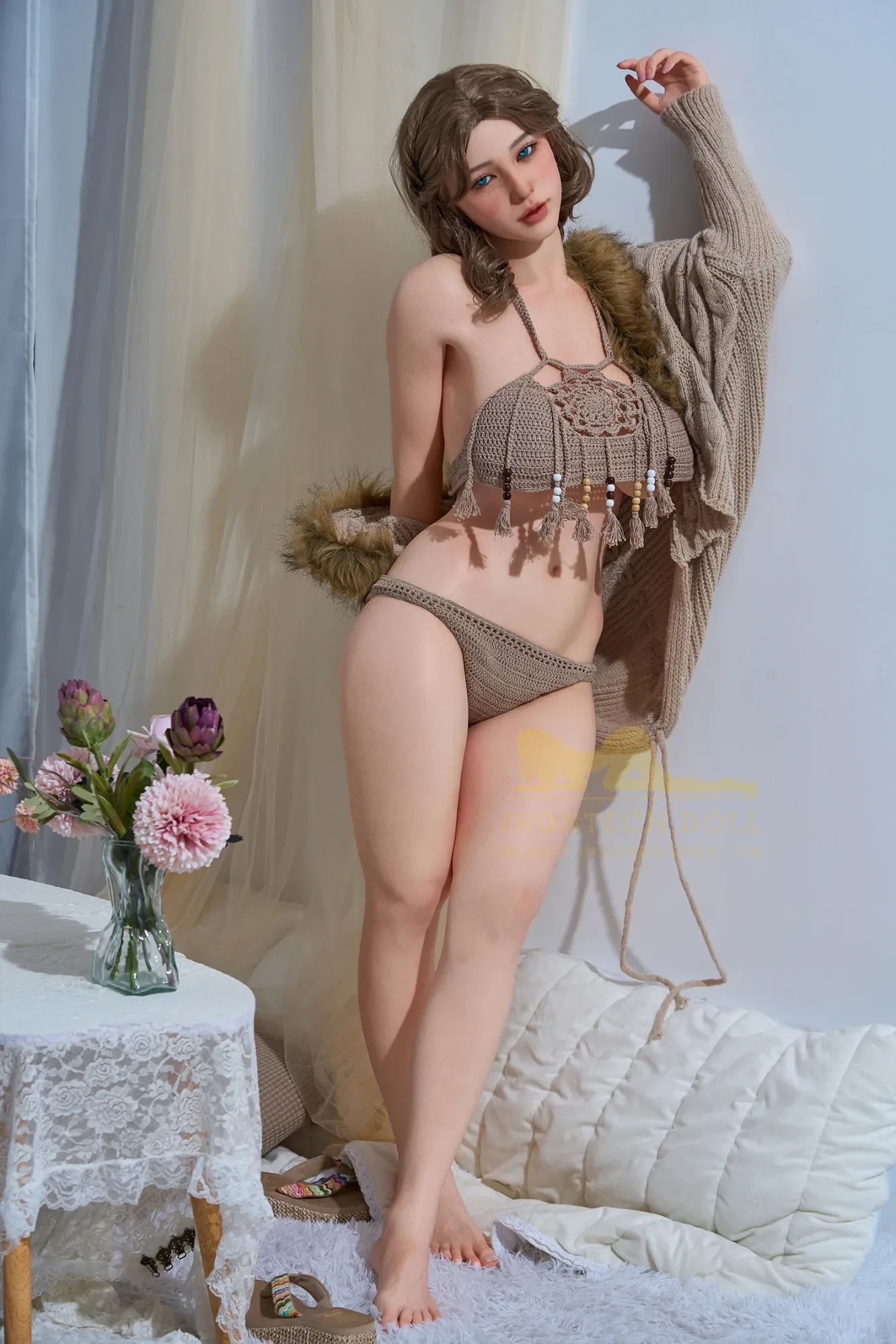 5FT24/160CM F CUP SILICONE FRECKLES GLOW SKIN DOLL S42 - LEXI view 5