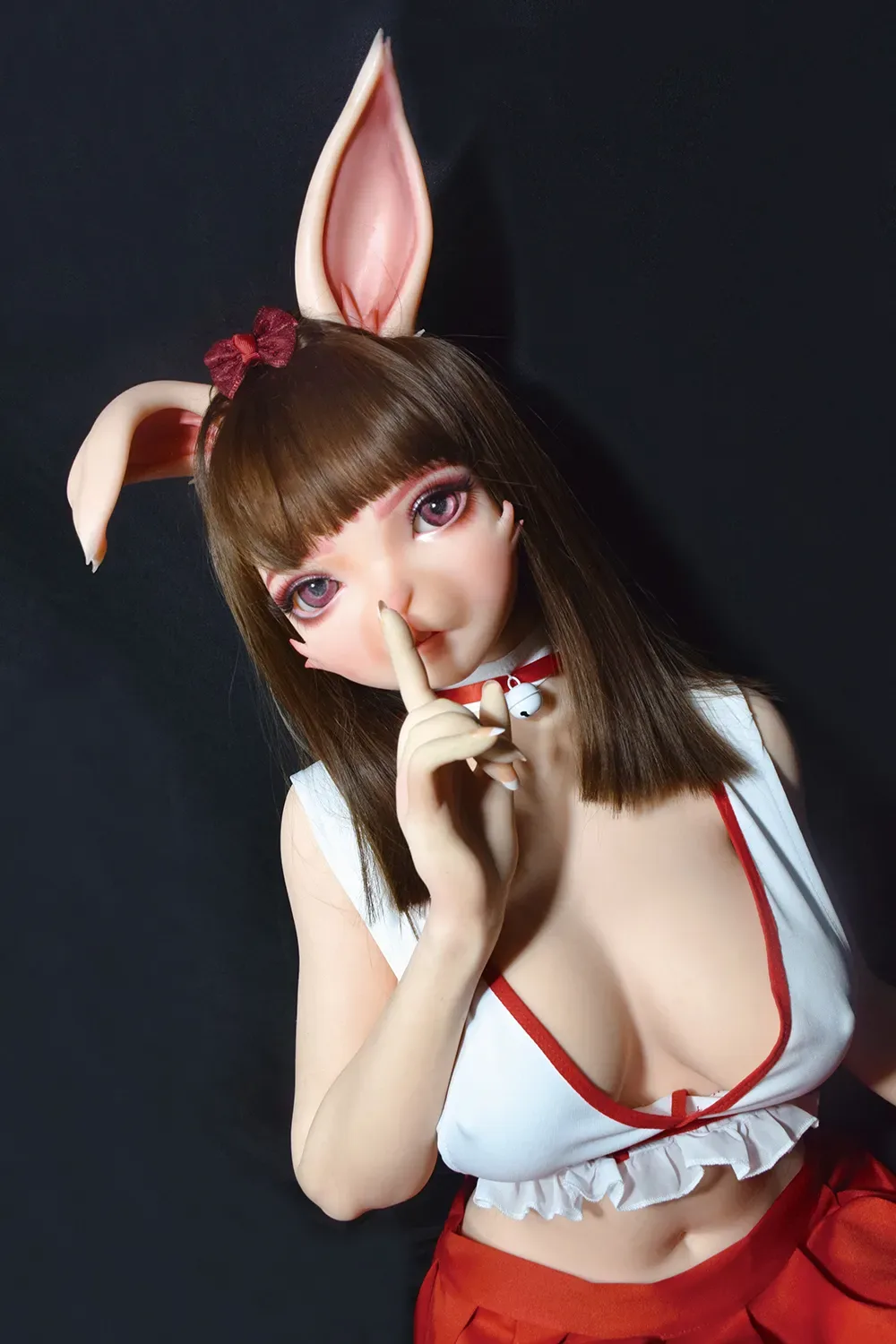 4FT9/150CM SILICONE RABBIT FURRY SEX DOLL – AIDA RINA