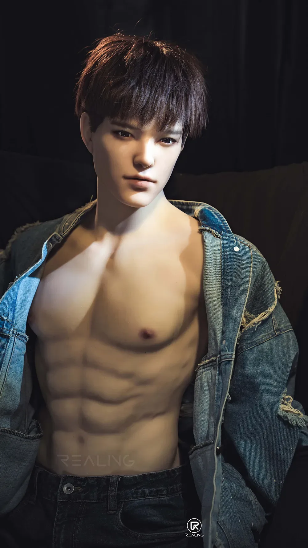 LUCIUS - SILICONE HEAD & TPE BODY YOUNG MALE SEX DOLL TORSO