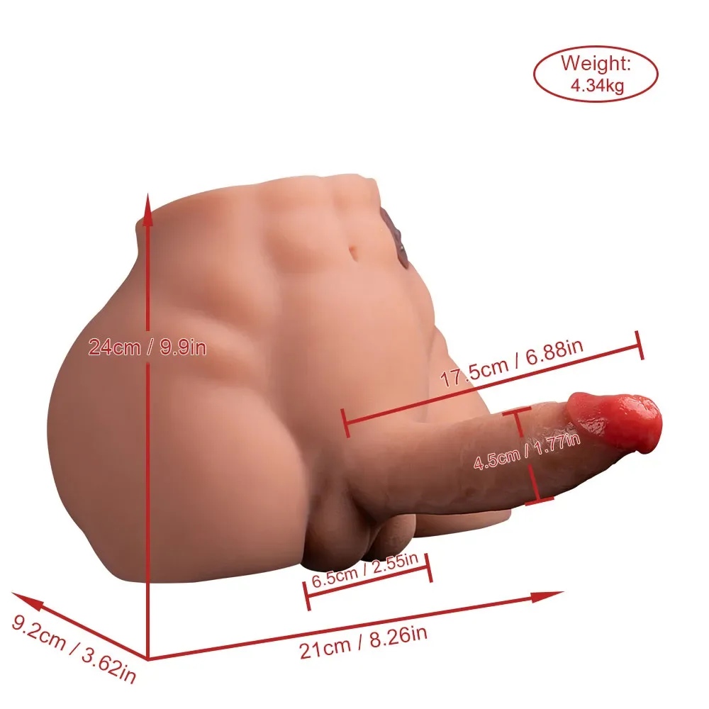 PEEL - 9.6LB ELECTRIC PULSE MALE SEX DOLL TORSO view 8