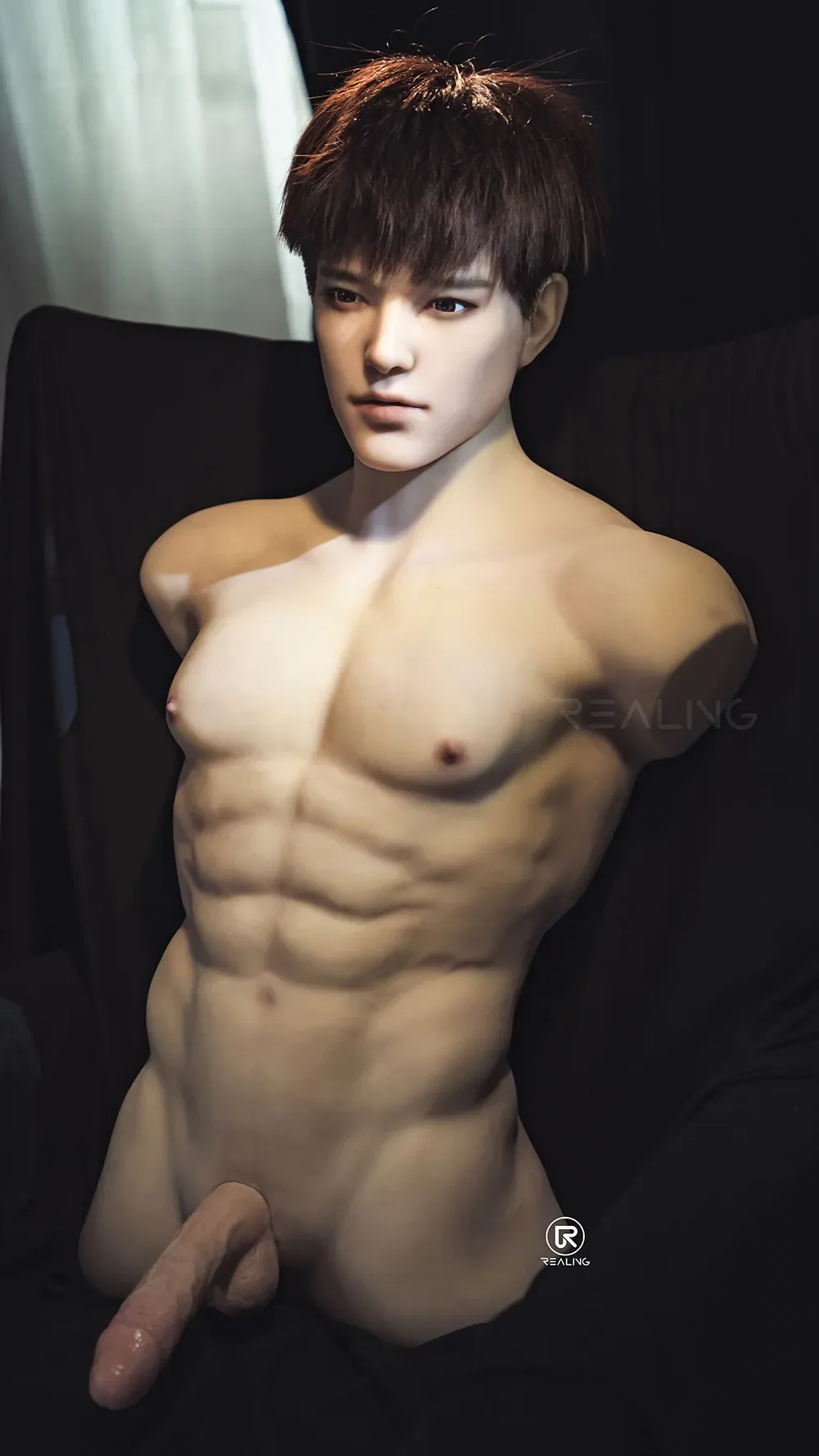 LUCIUS - SILICONE HEAD & TPE BODY YOUNG MALE SEX DOLL TORSO view 5