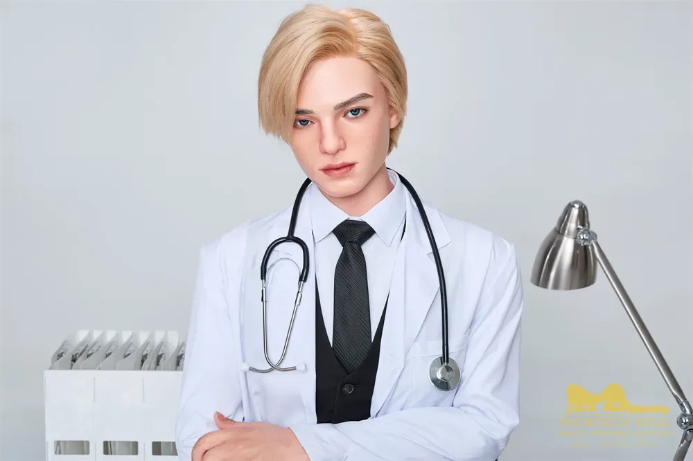 5FT6/170CM SILICONE MALE DOCTOR SEX DOLL M9 - LUCAS view 3