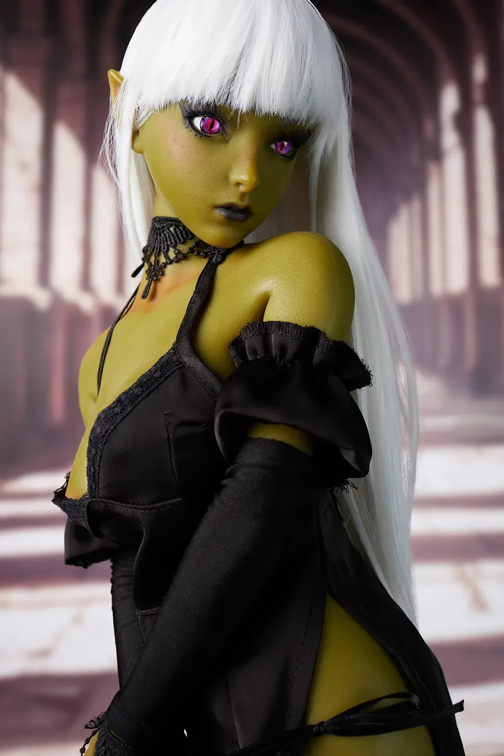 SI60 L MOMOKO - SILICONE MINI GOBLIN QUEEN SEX DOLL view 4
