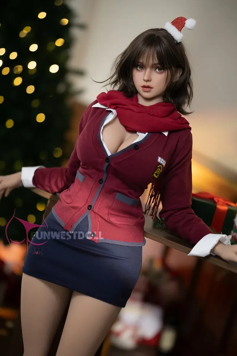 5FT2/157CM G CUP TPE CHRISTMAS SEX DOLL - LILY