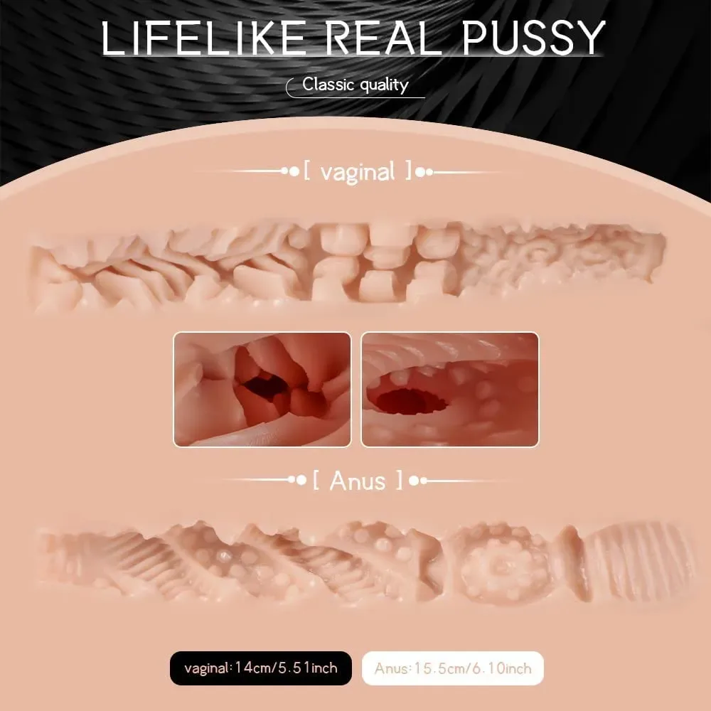 MIAH AUTO - 35.3LB SUCKING VIBRATING LIFE SIZED SEX DOLL TORSO view 5
