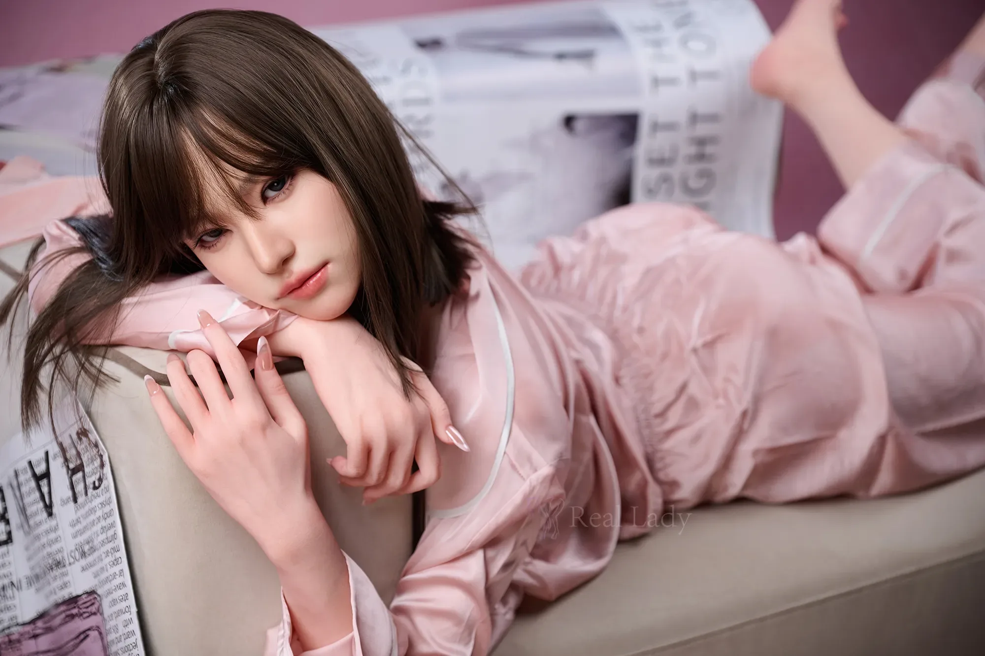 4FT9/150CM E CUP SILICONE PINK LOVER AI SEX DOLL R10 ROS MAX - VIKI view 8
