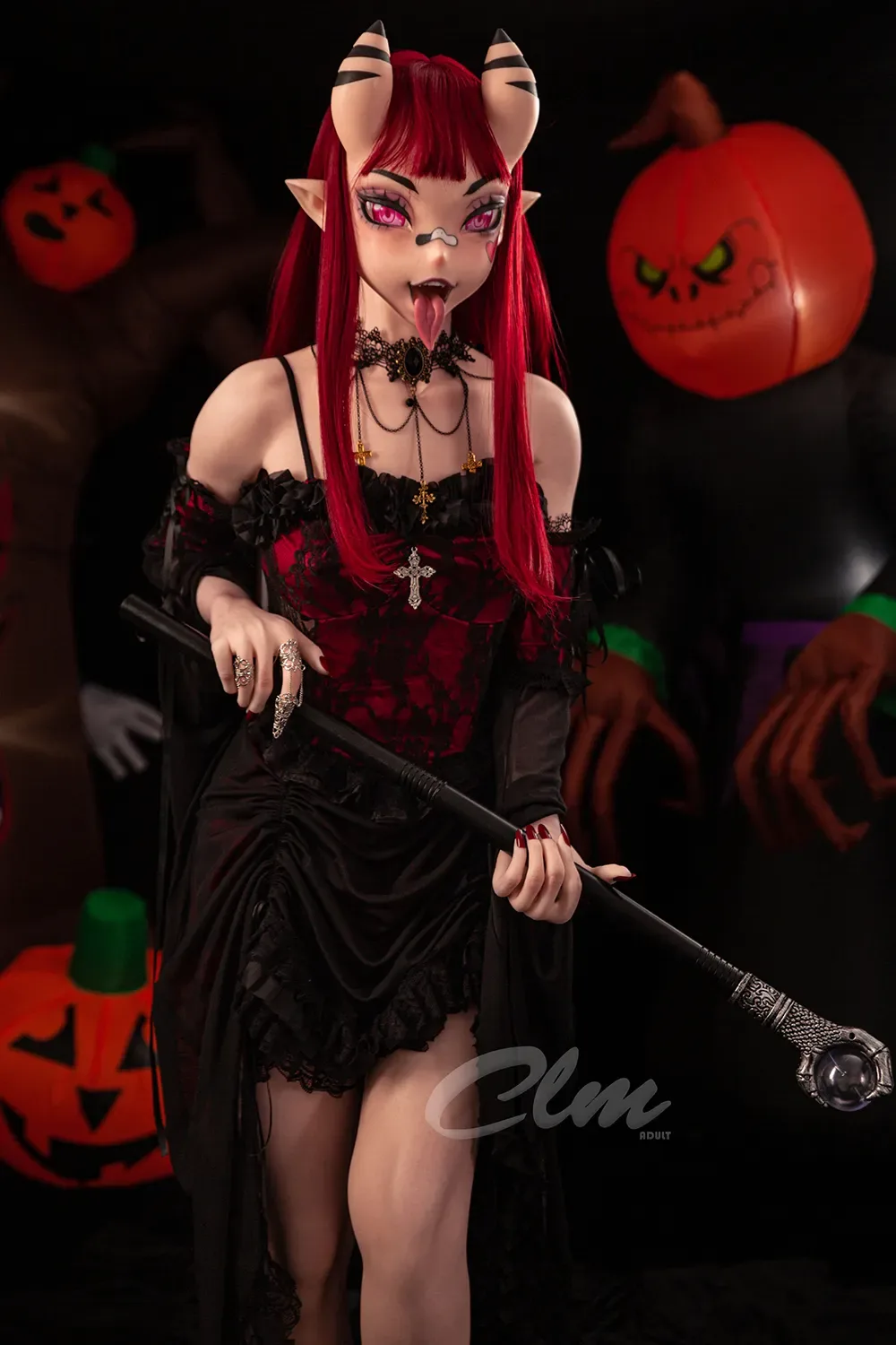 5FT15/157CM C CUP SILICONE SUCCUBUS SEX DOLL - MERU view 3