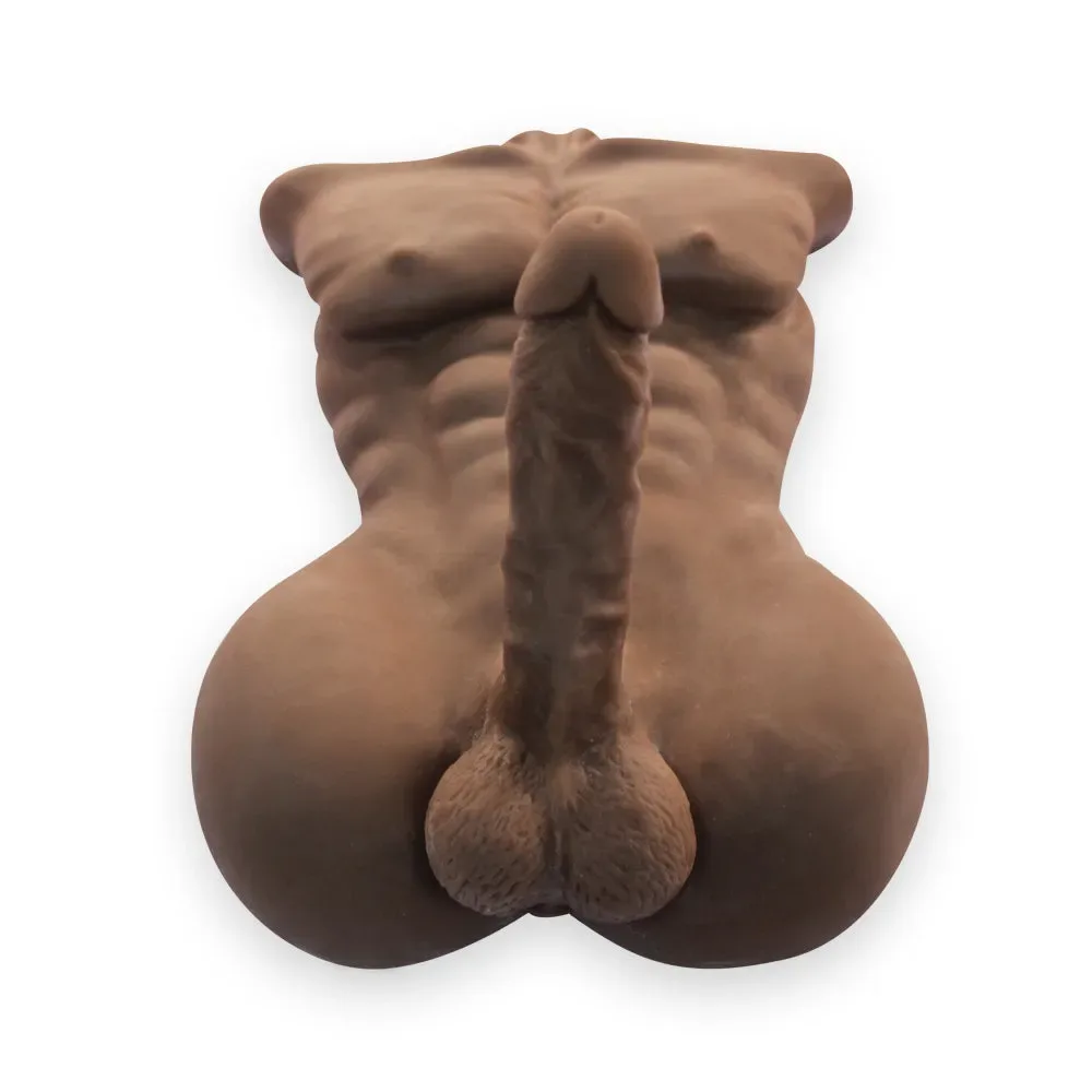 WILLIAM - 15.4LB MALE TORSO SEX DOLL WITH 7.1" DILDO view 6