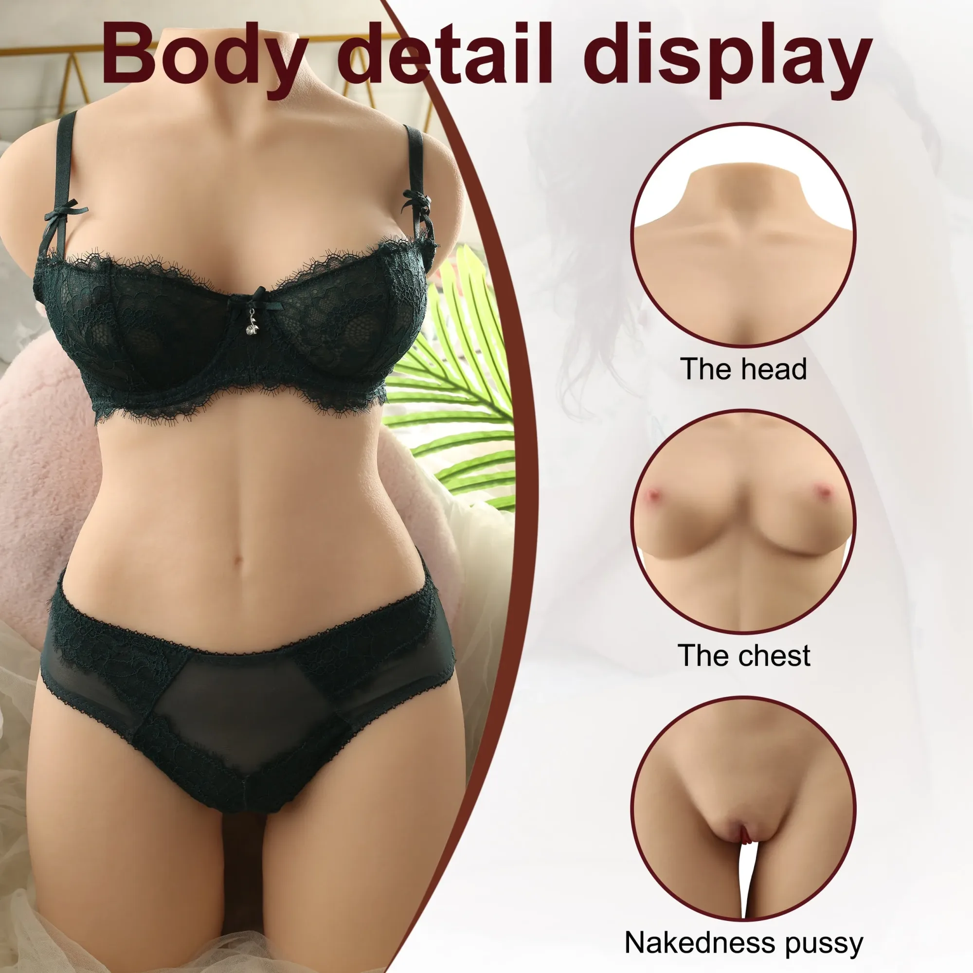 LAUREN - 40.78LB LIFE-SIZE TORSO SEXY DOLL view 7