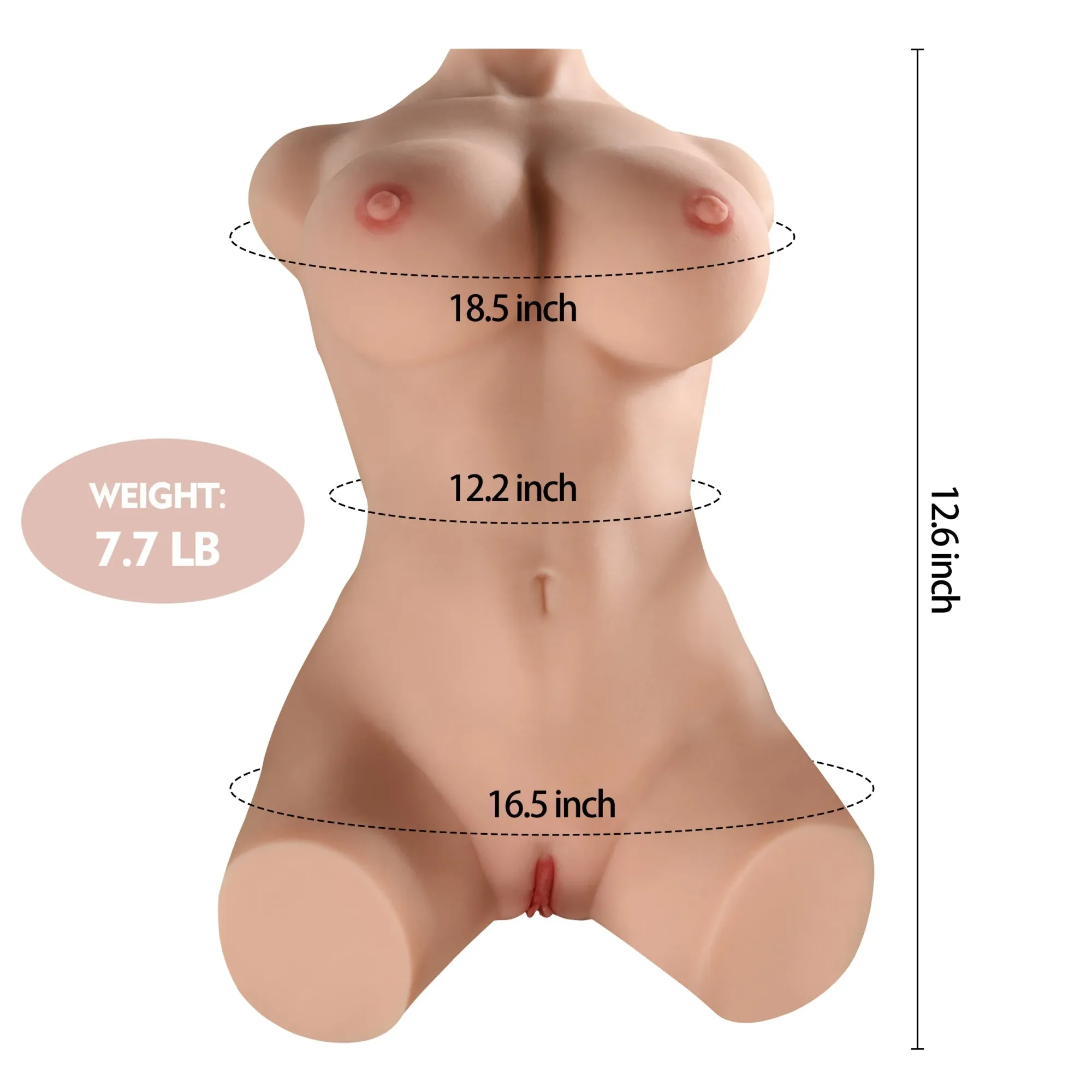 VERA - 7.7LB MALE MASTURBATOR TORSO SEX DOLL view 7