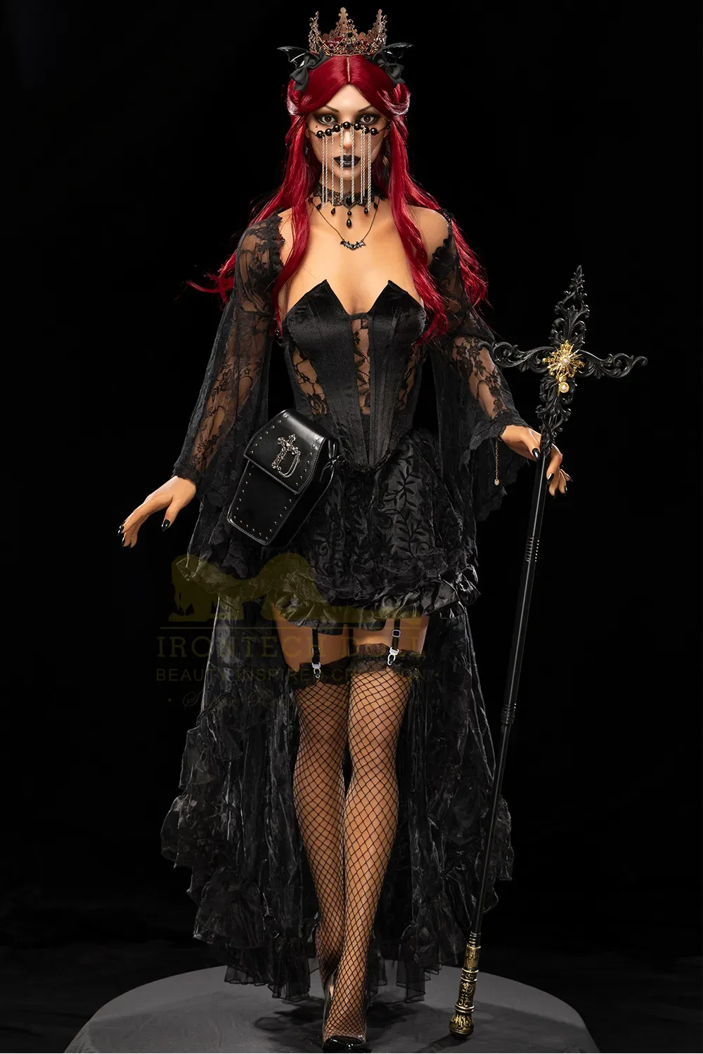 5FT5/169CM C CUP SILICONE VAMPIRE QUEEN SEX DOLL S47 - GIA view 4