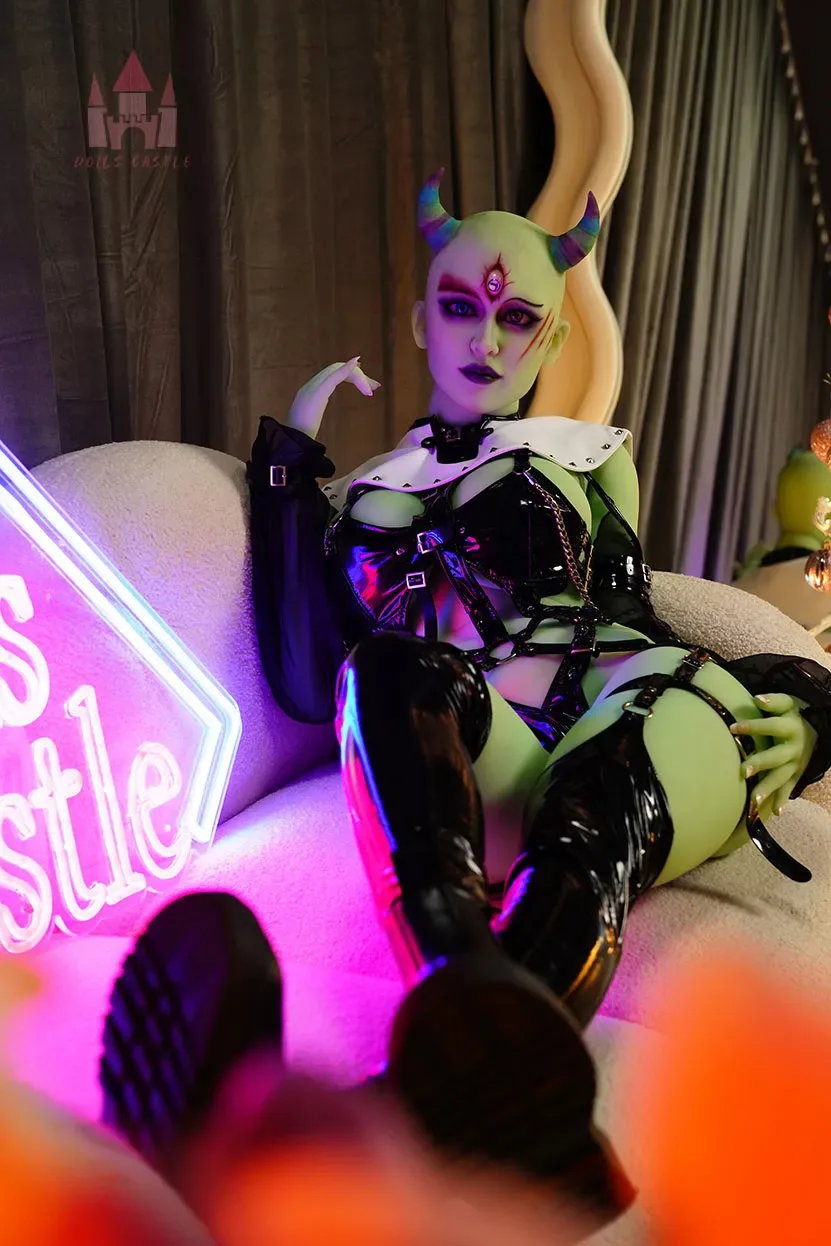 5FT5/168CM E CUP TPE ALIEN COW SEX DOLL - EUGENIA view 7