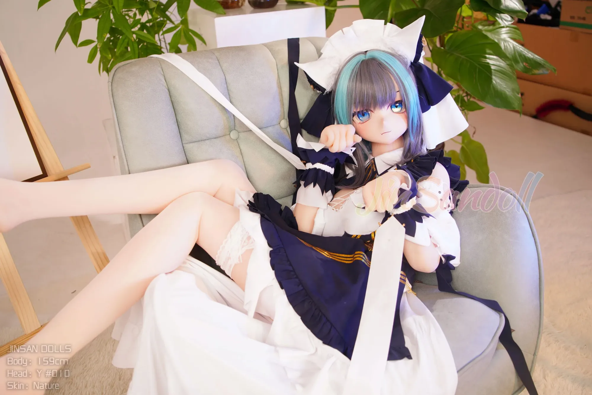 5FT3/159CM B CUP PVC HEAD ANIME TPE SEX DOLL - YUKIO view 6